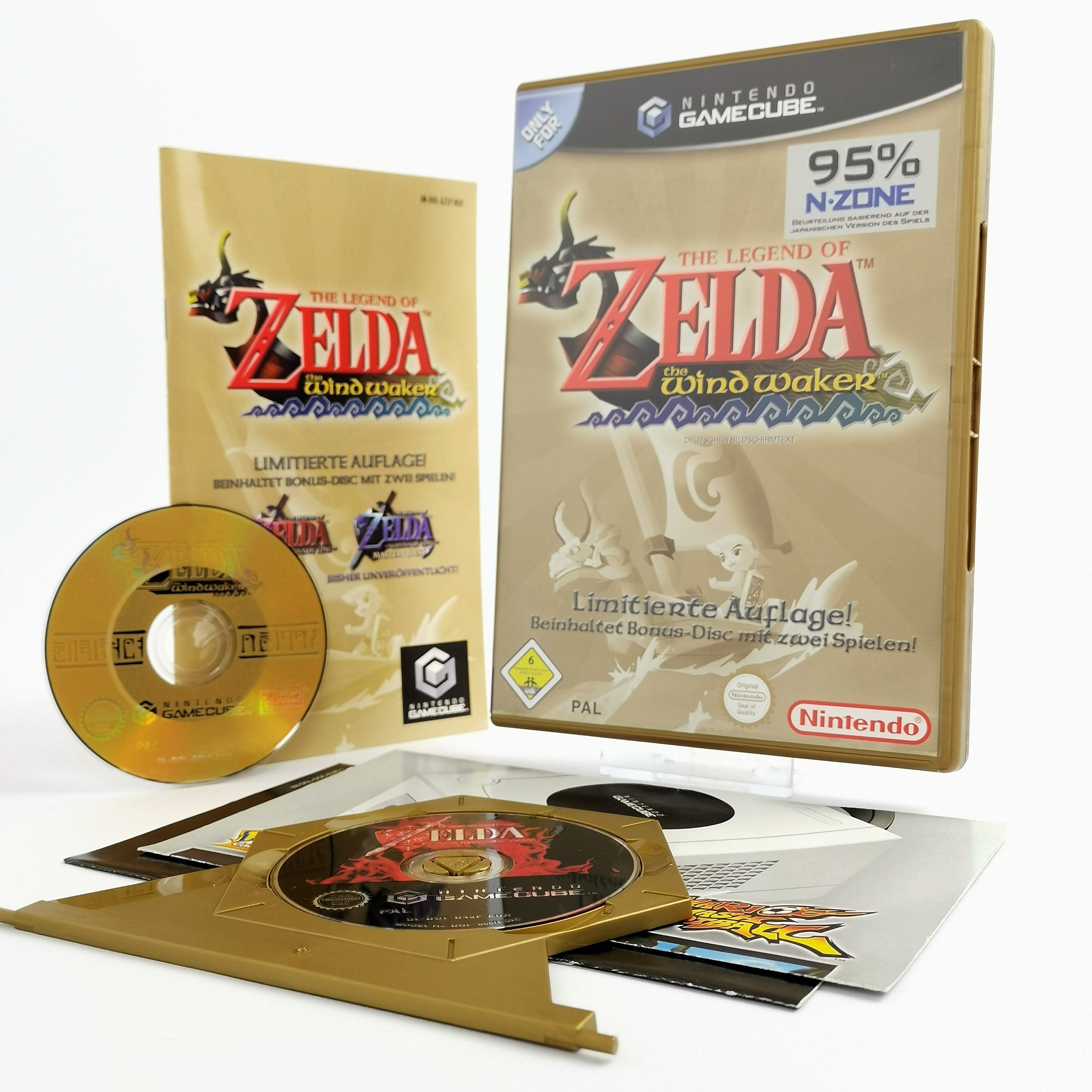 Nintendo Gamecube The Legend of Zelda the Windwaker Limiterte Auflage - OVP PAL