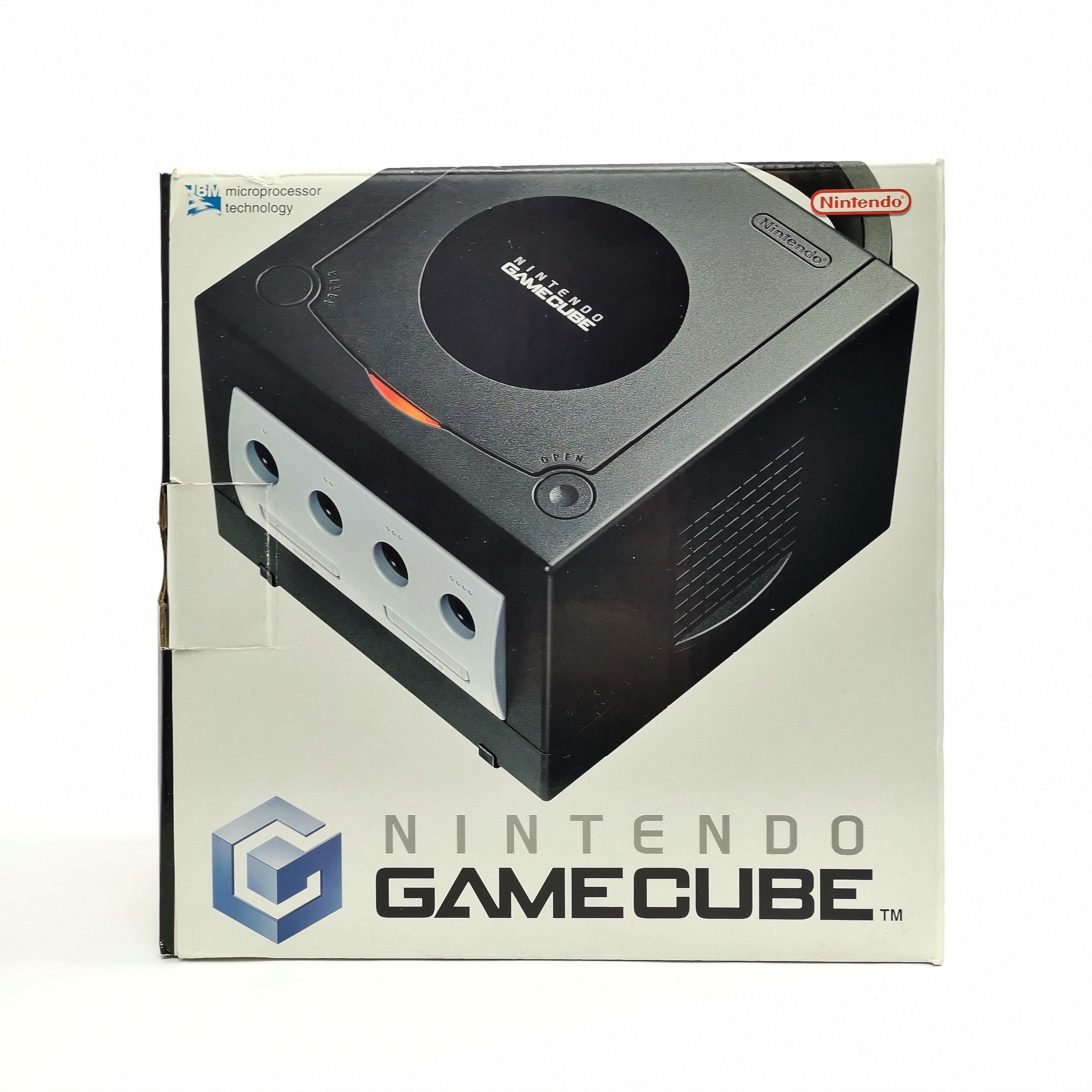 Nintendo Gamecube Konsole : Schwarz / Black in OVP | Console Pak - PAL Version