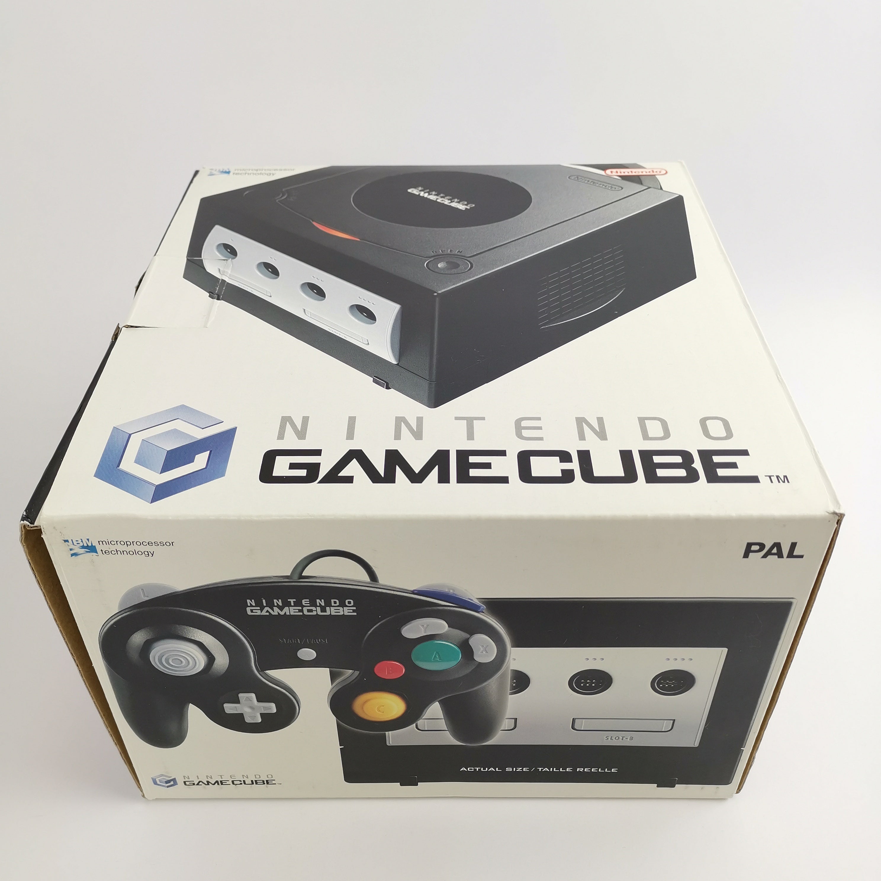 Nintendo Gamecube Konsole : Schwarz / Black in OVP | Console Pak - PAL Version
