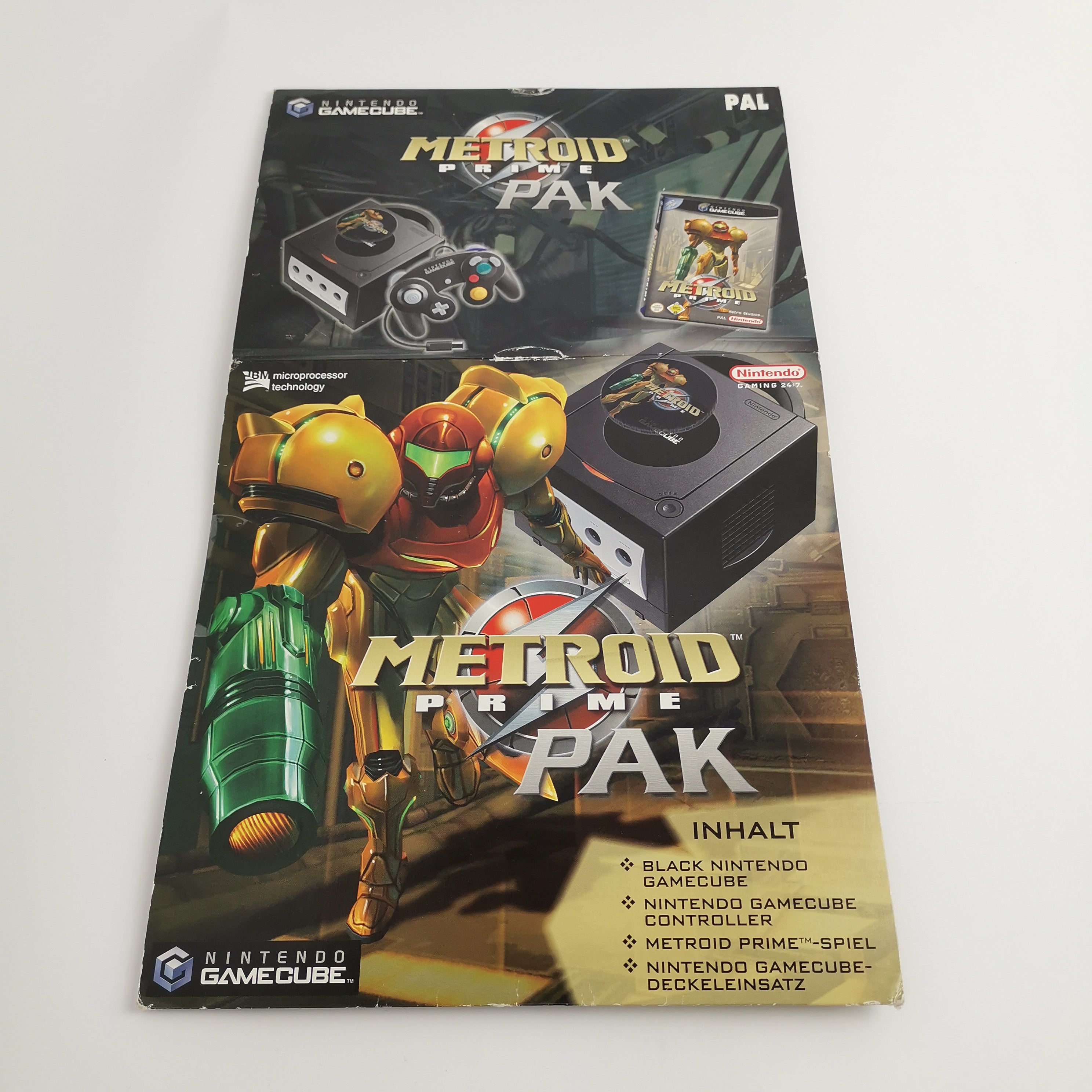 Nintendo Gamecube Konsole : Metroid Prime Pak in OVP | Console Set - PAL Version
