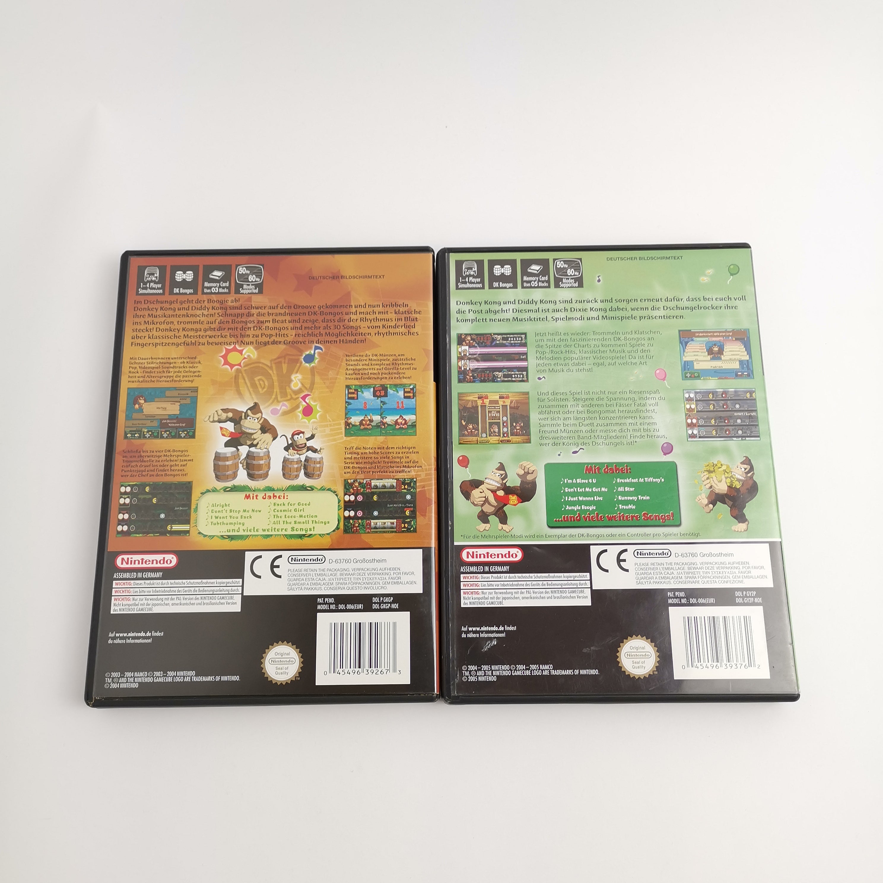 Nintendo Gamecube Spiel : Donkey Konga + Bongos / Trommeln | OVP PAL