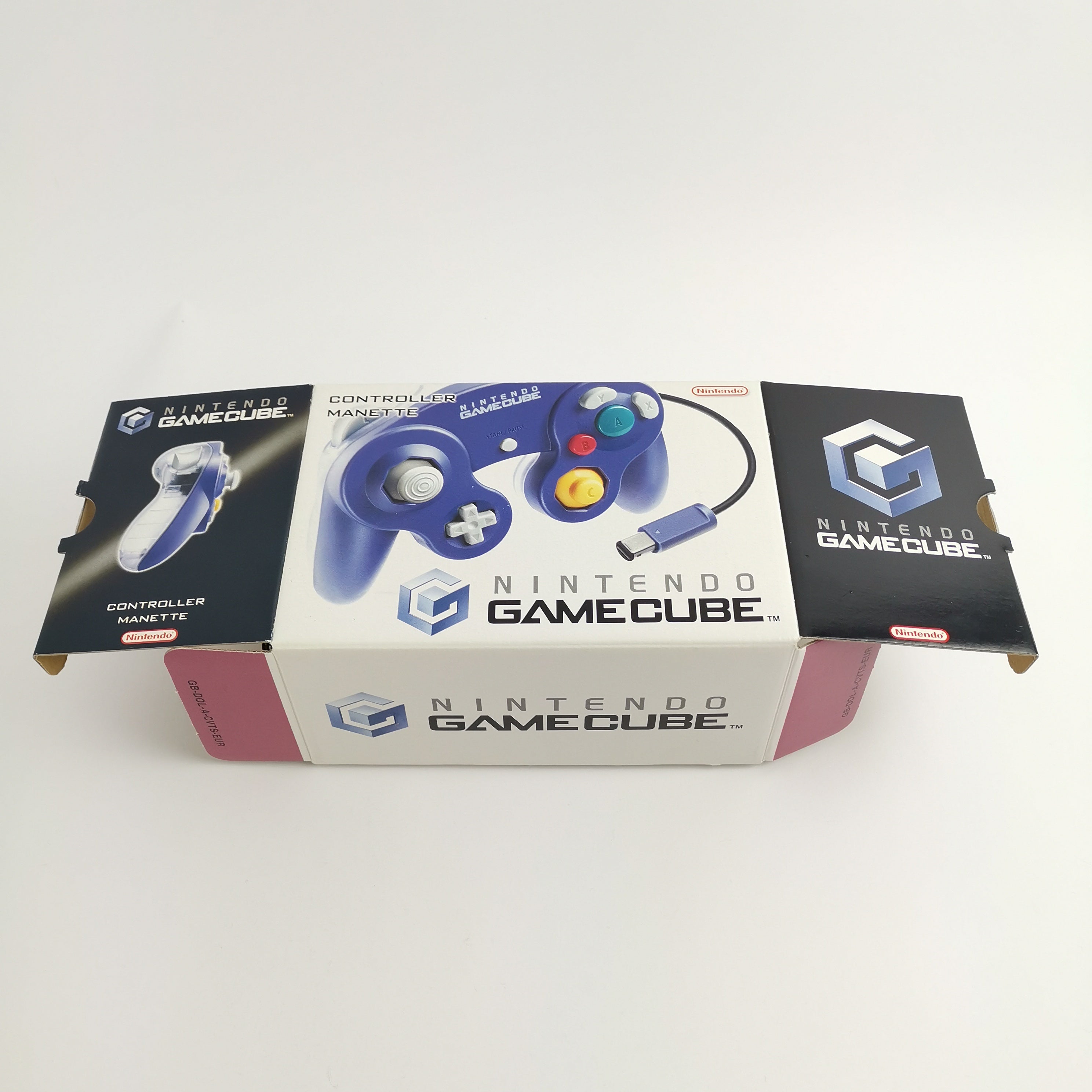 Nintendo Gamecube Controller : Clear Purple - Halbtransparent Lila Gamepad - OVP