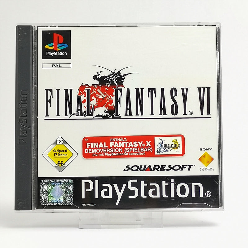 Sony Playstation 1 Game: Final Fantasy VI 6 + Demo - Original Packaging &amp; Instructions | PS1 PAL