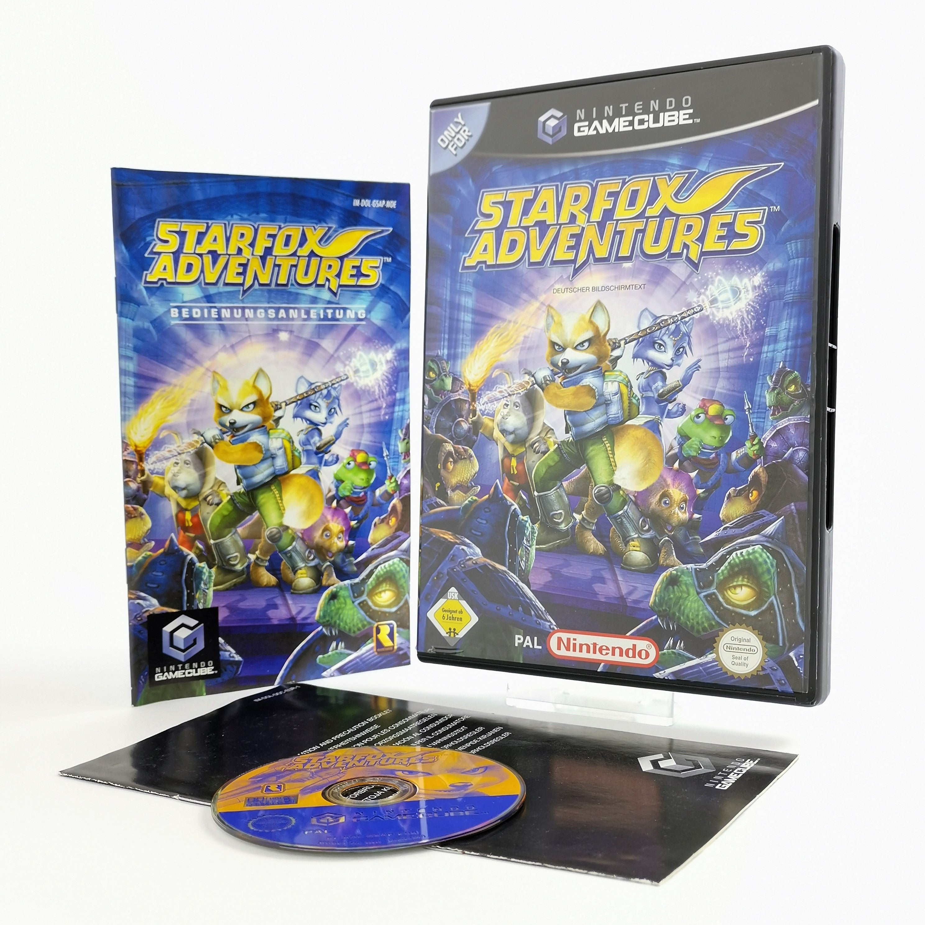 Nintendo Gamecube Spiel : Starfox Adventures - OVP & Anleitung PAL | GC