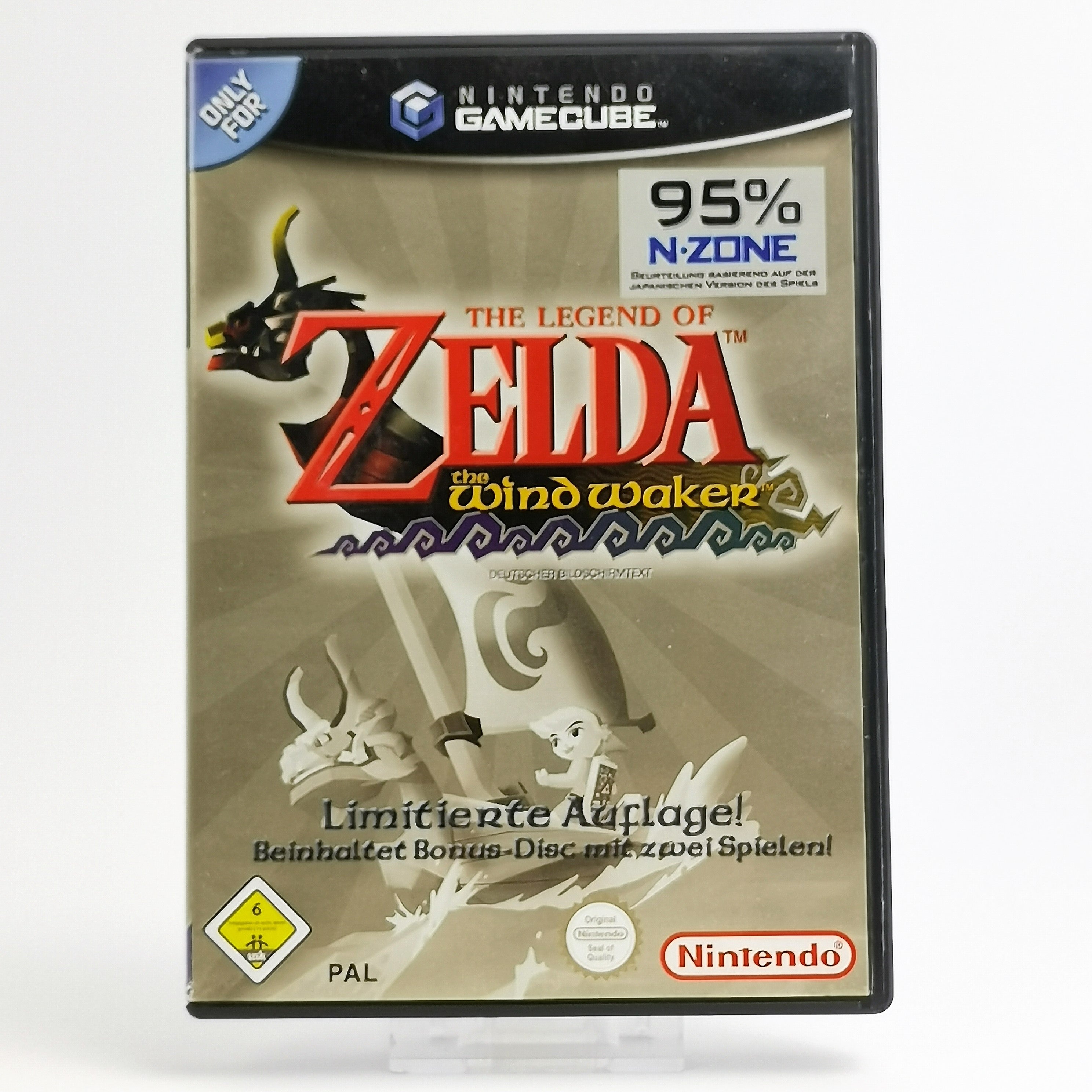 Nintendo Gamecube Spiel : Zelda The Windwaker Limitierte Auflage - OVP Anleitung