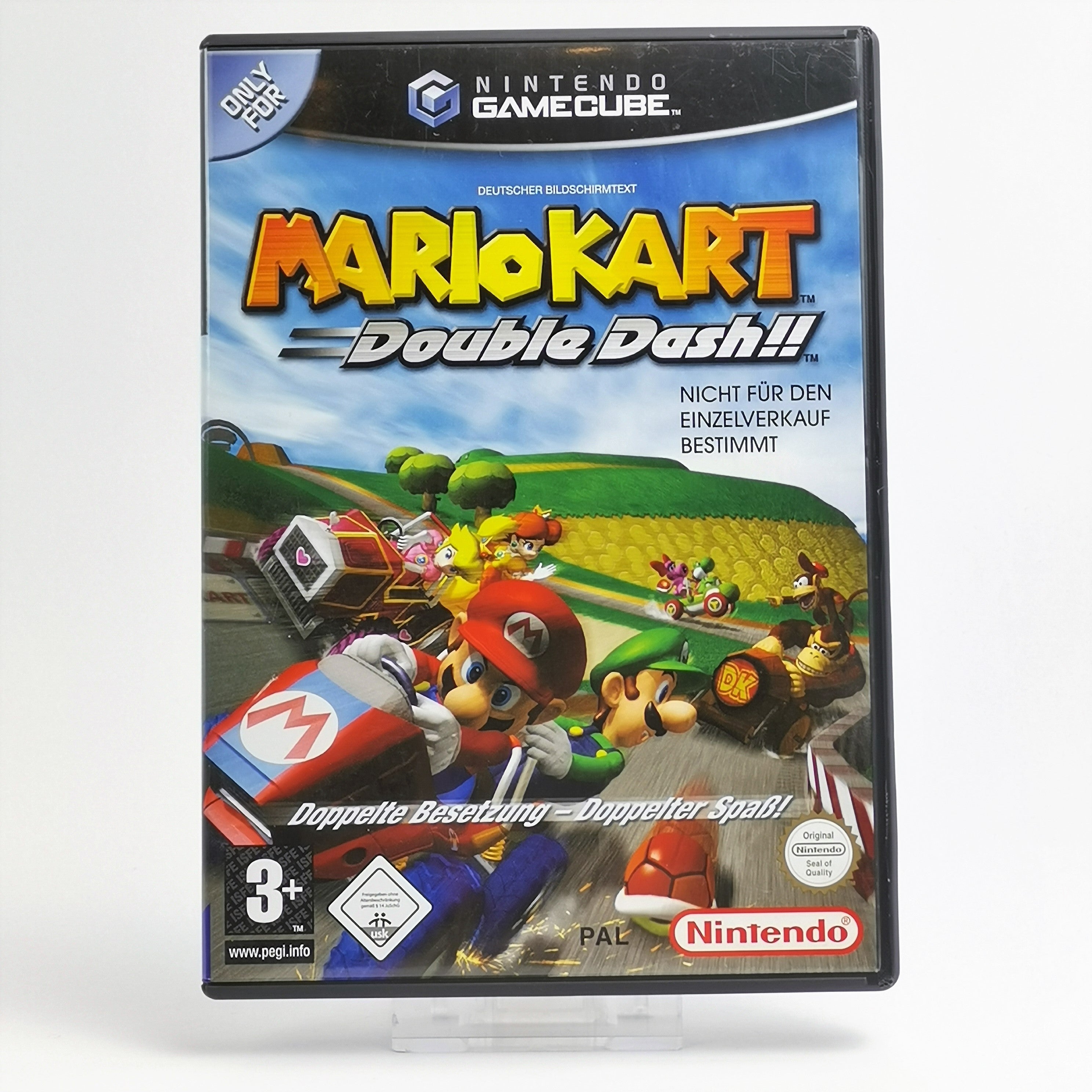 Nintendo Gamecube Spiel : Mario Kart Double Dash !! + Memory Card - OVP GC PAL
