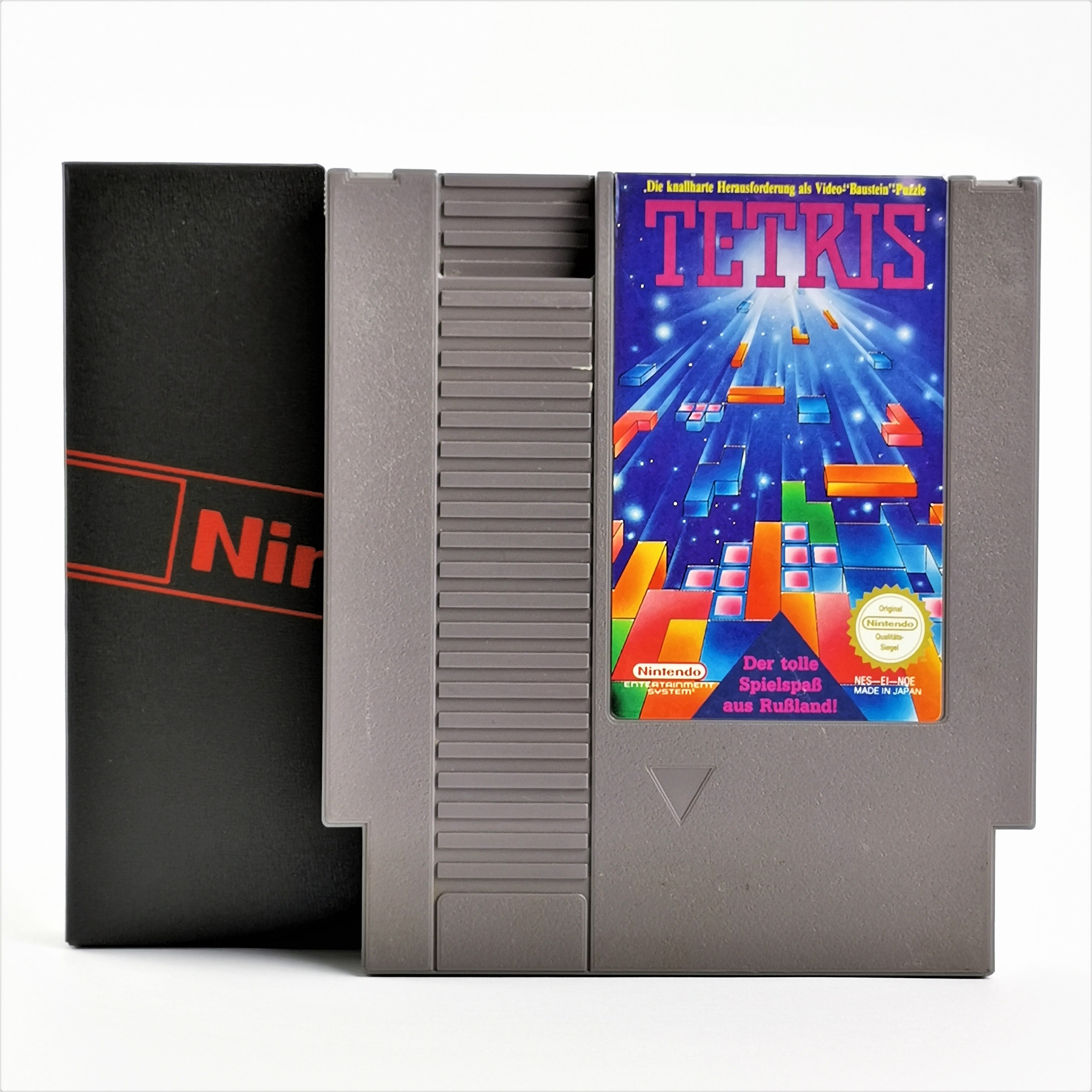 Nintendo NES Spiel Tetris Modul / Cartridge inkl. Schuber PAL NO
