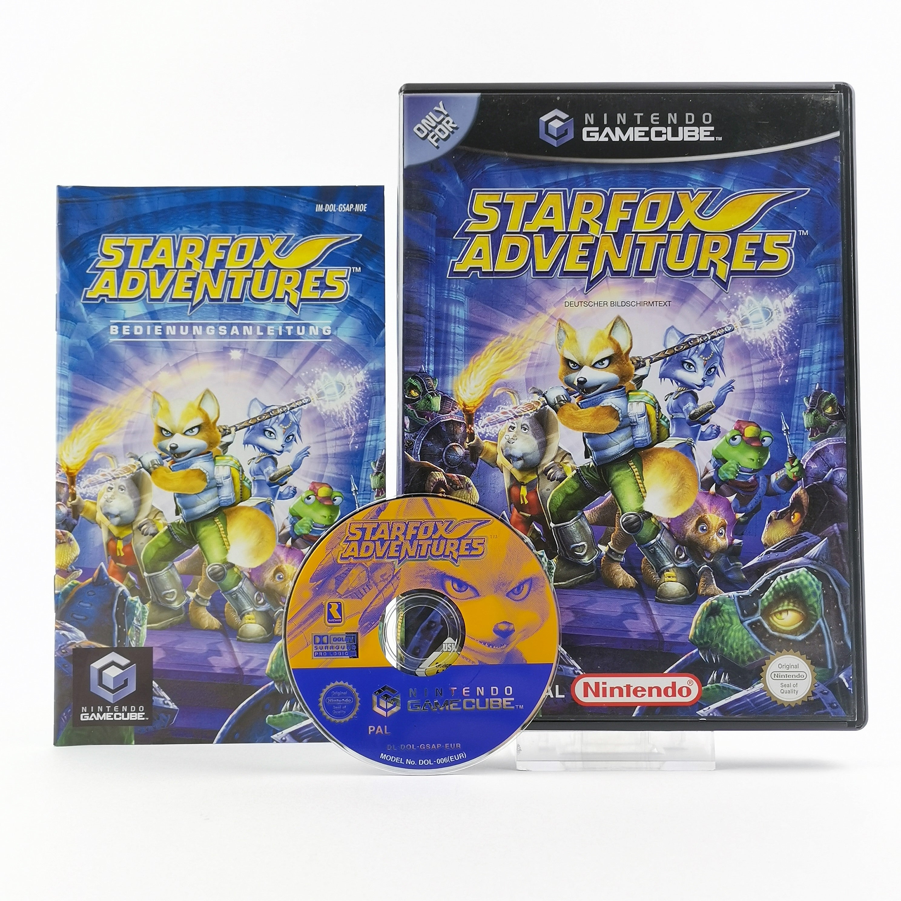 Nintendo Gamecube Spiel : Starfox Adventures - OVP & Anleitung PAL | GC Disc