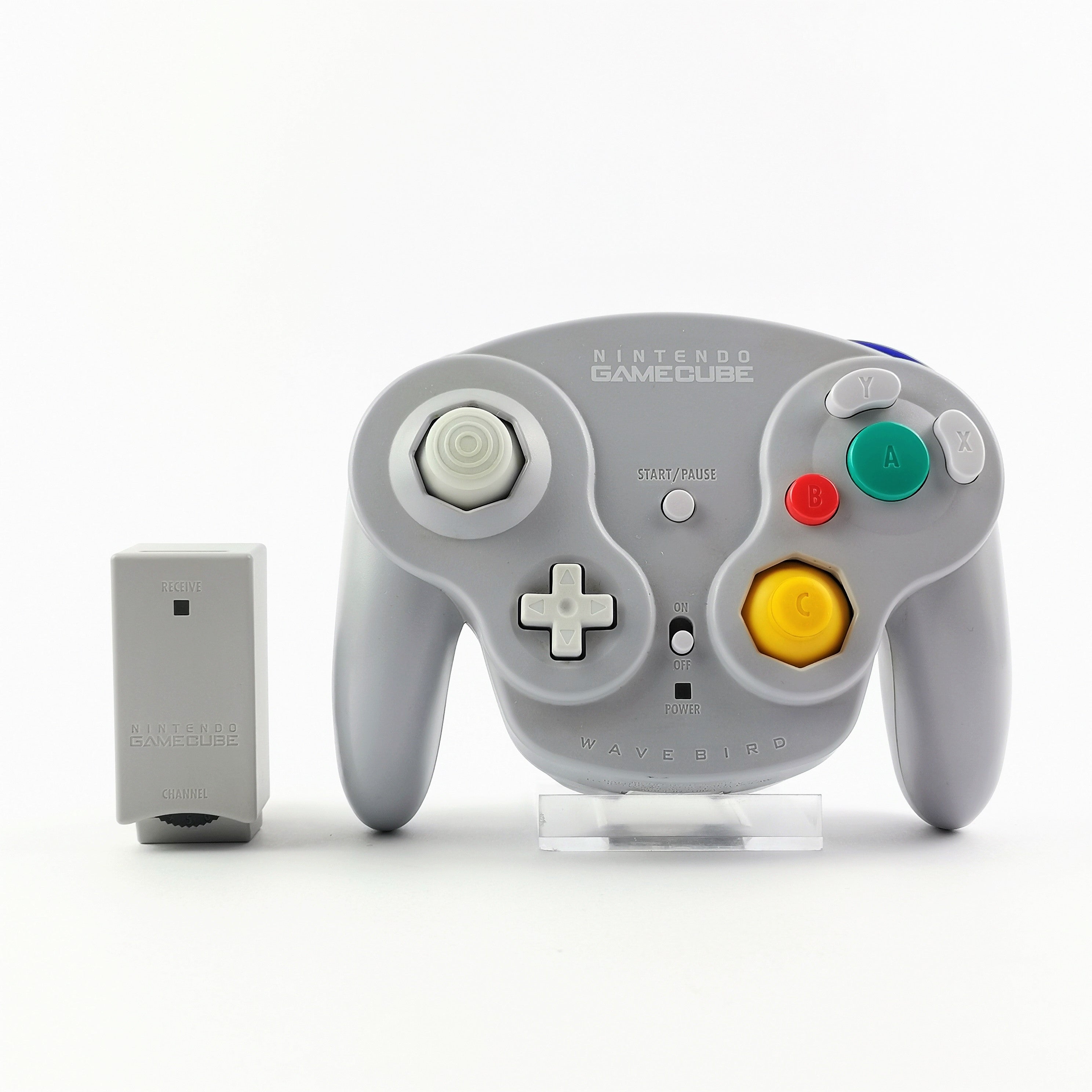 Nintendo Gamecube Funk Controller : Wavebird Gamepad mit Empfänger | PAL GC