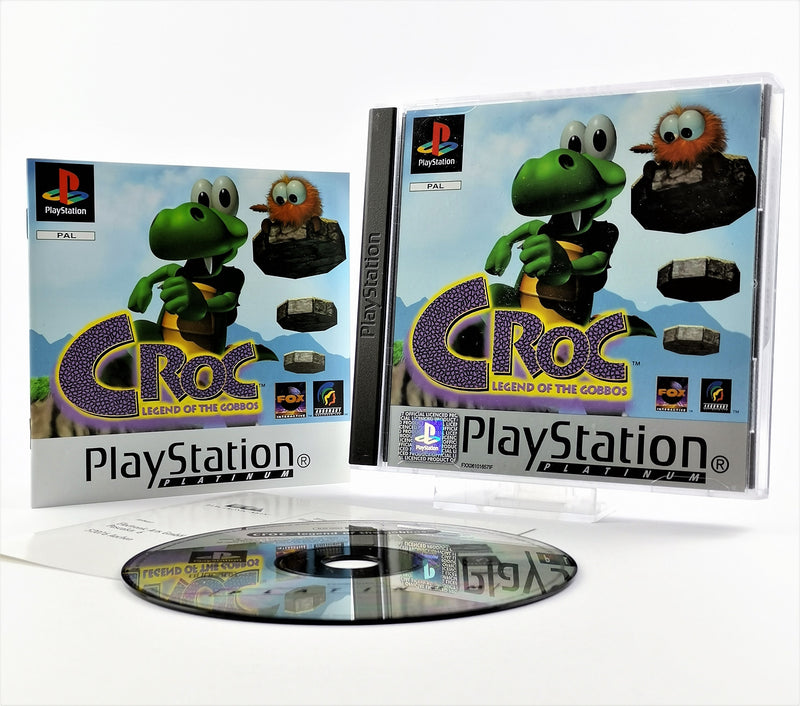 Sony Playstation 1 game: Croc Legend of the Gobbos - original packaging &amp; instructions PAL PS1