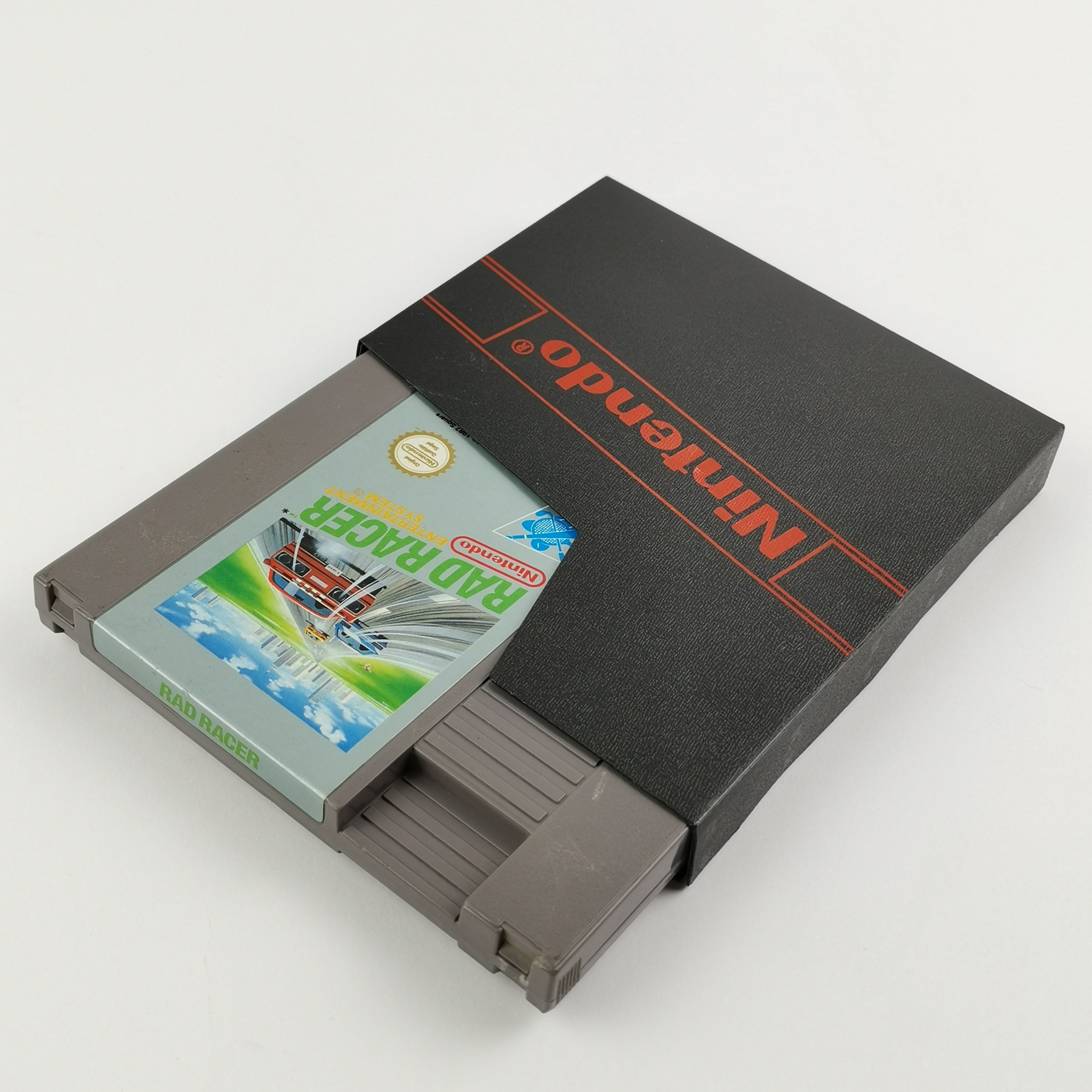 Nintendo NES Spiel : Rad Racer - Modul Cartridge + Schuber | PAL-B NOE