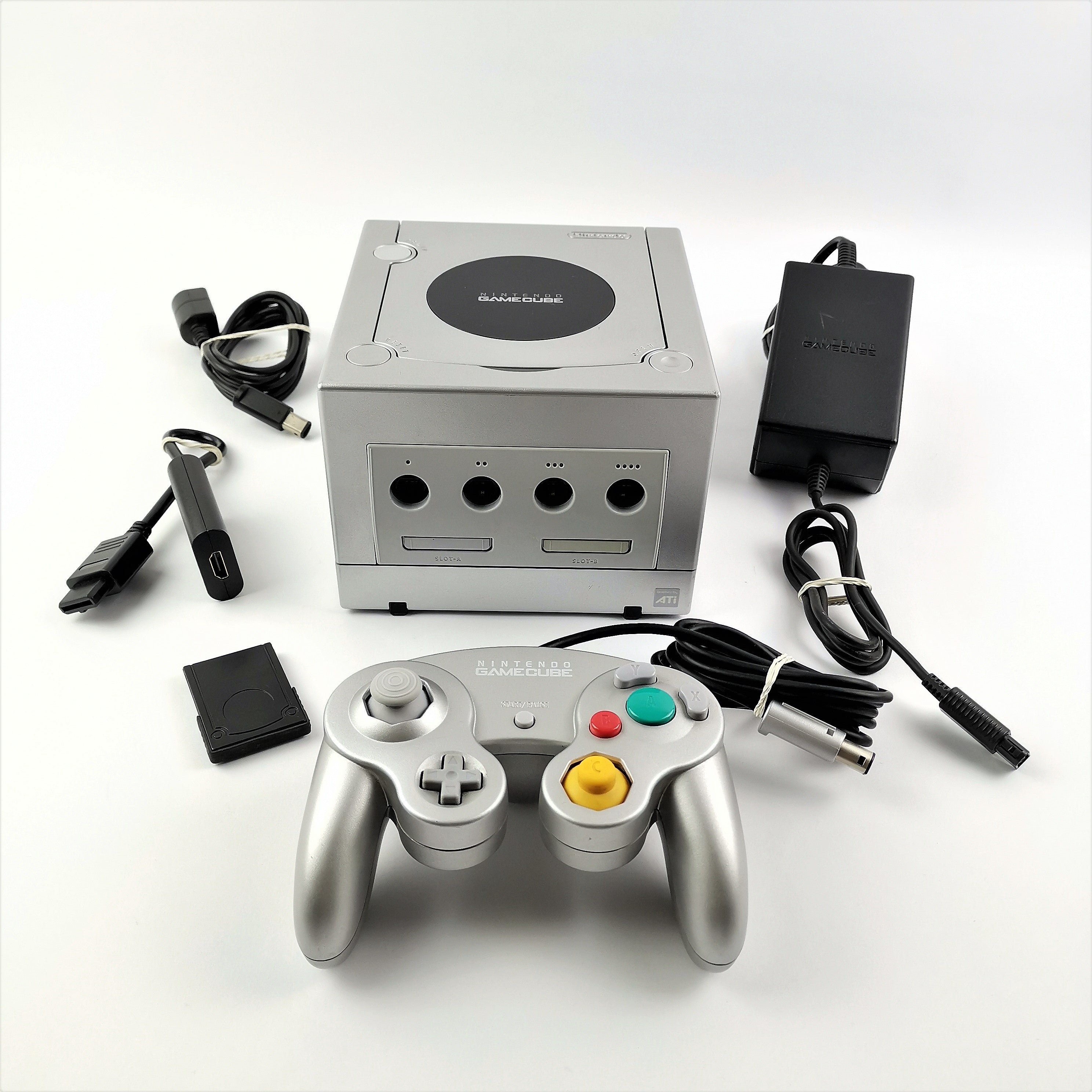Nintendo Gamecube Konsole : Platin Silber / Silver - PAL Console