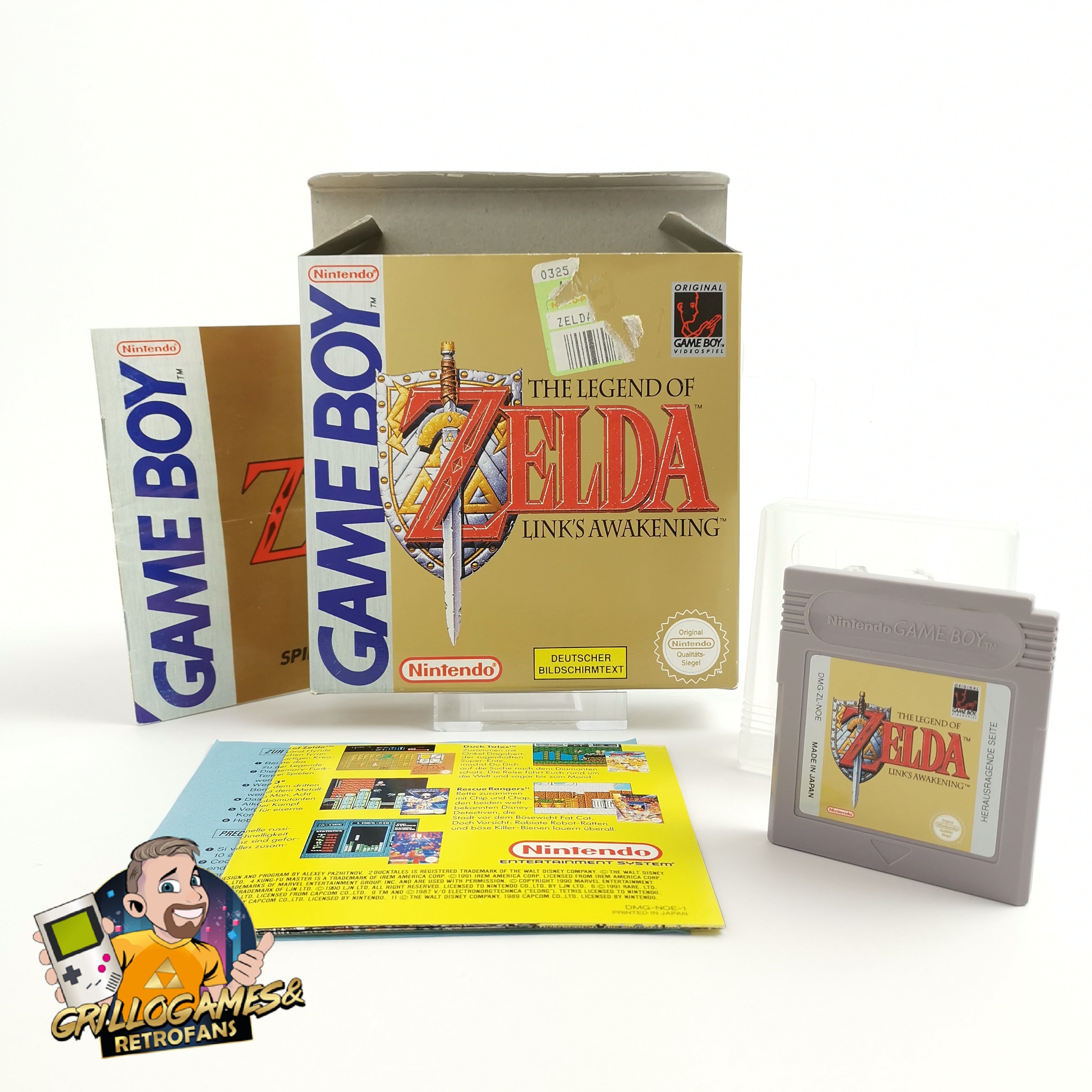 Nintendo Gameboy Classic Spiel " The Legend of Zelda Link´s Awakening " OVP NOE