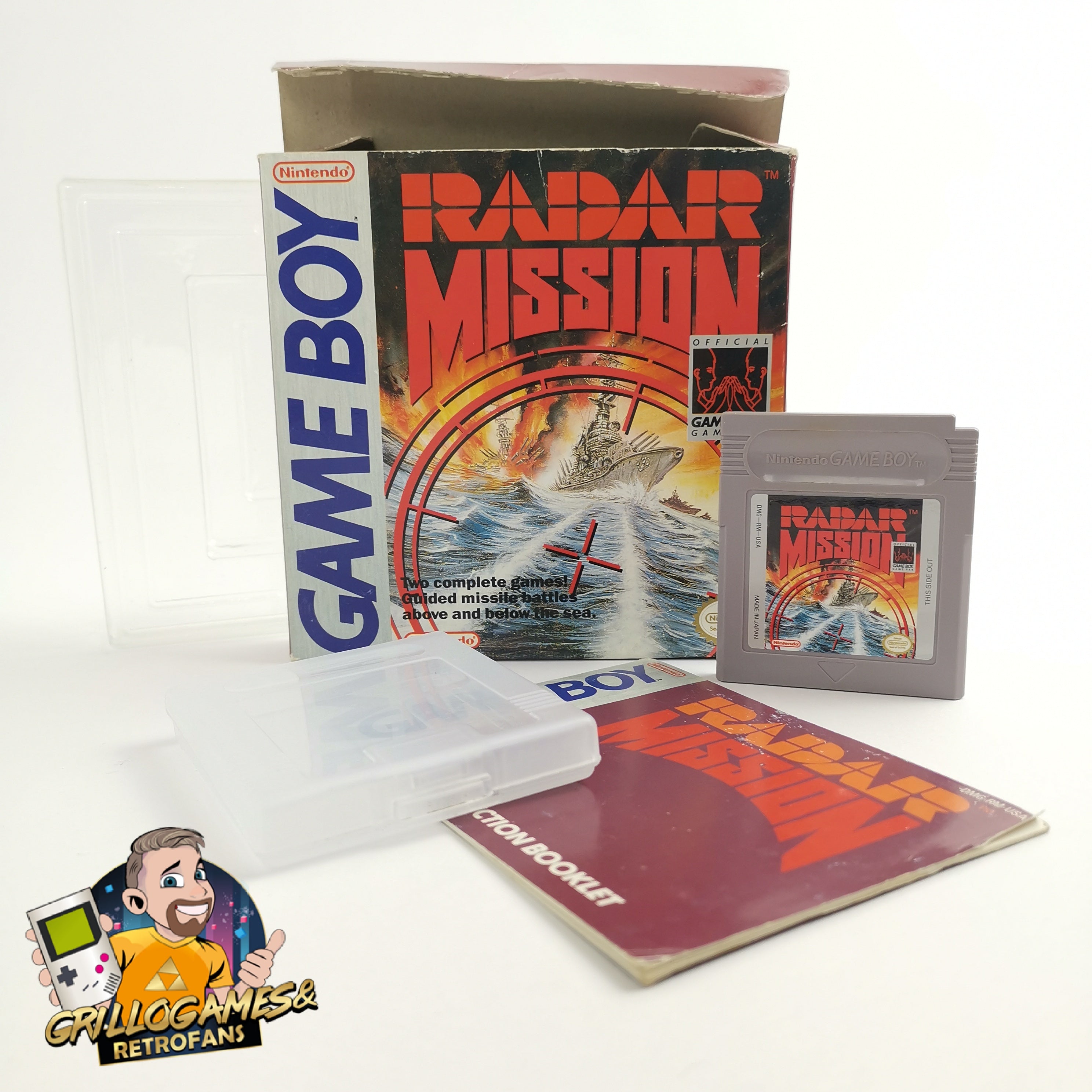 Nintendo Gameboy Classic Spiel " Radar Mission " GB NTSC-U/C USA | OVP