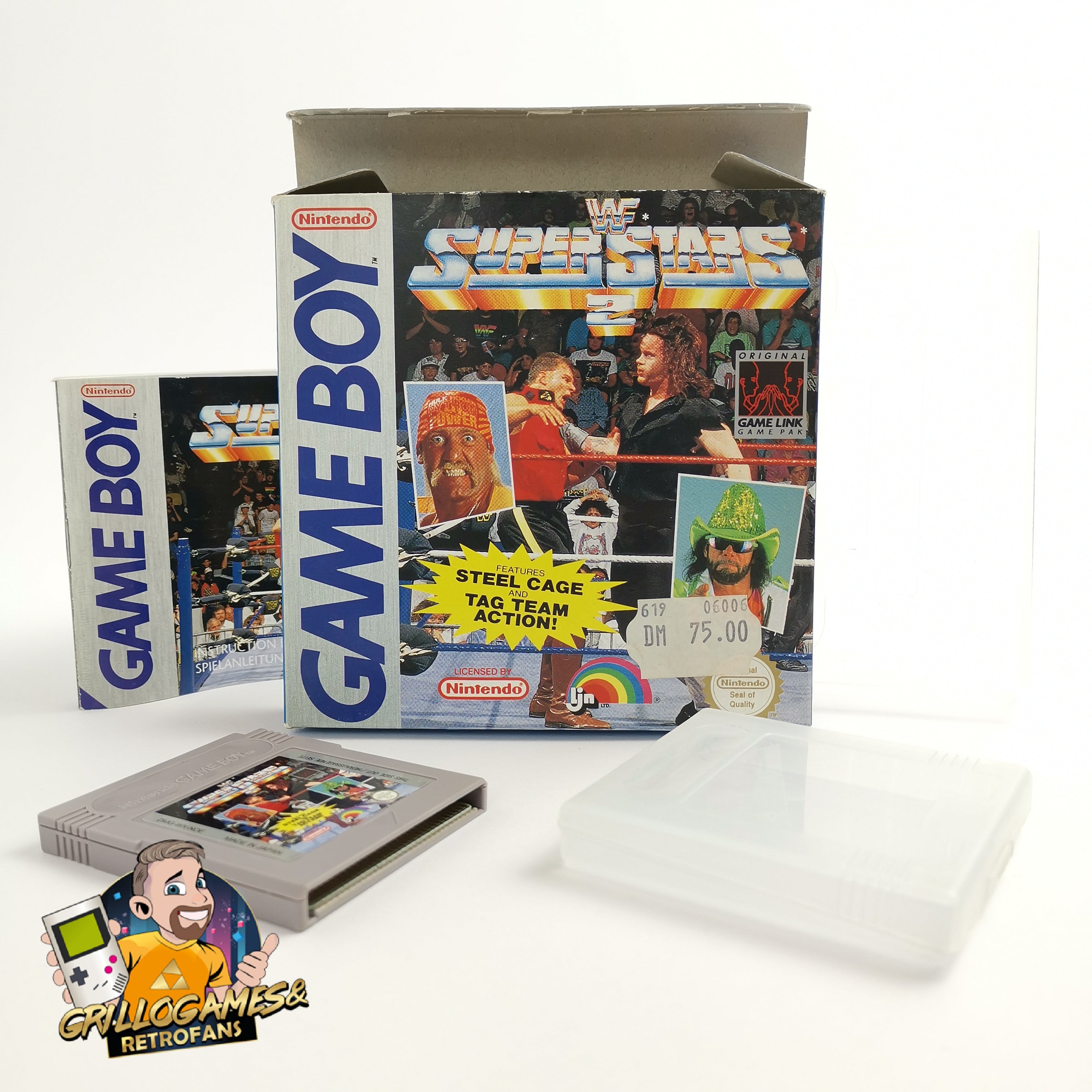 Nintendo Gameboy Classic Spiel " WWF Superstars 2 " Game Boy Wrestling | OVP NOE
