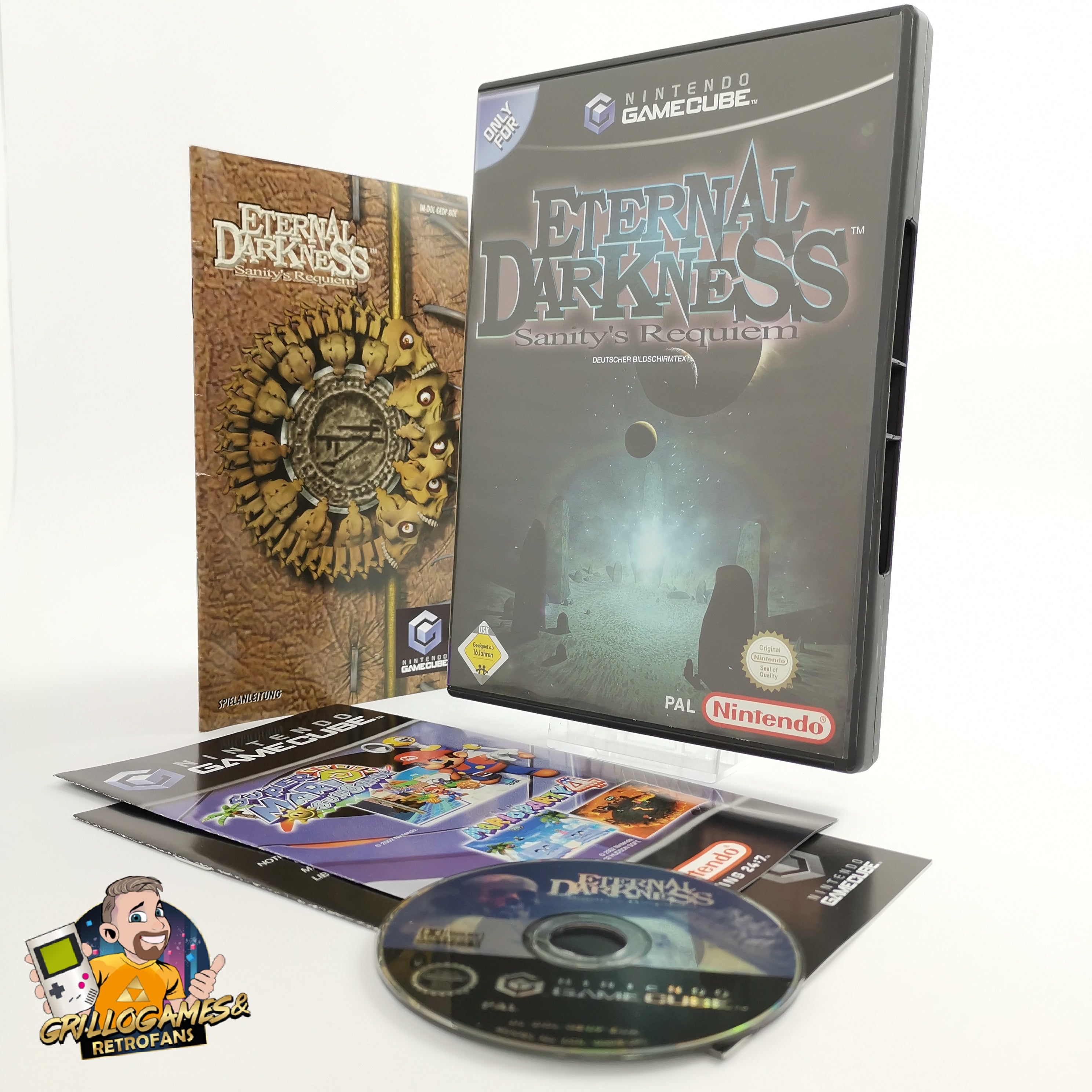 Nintendo Gamecube Spiel " Eternal Darkness Sanitys Requim " dt OVP guter Zustand