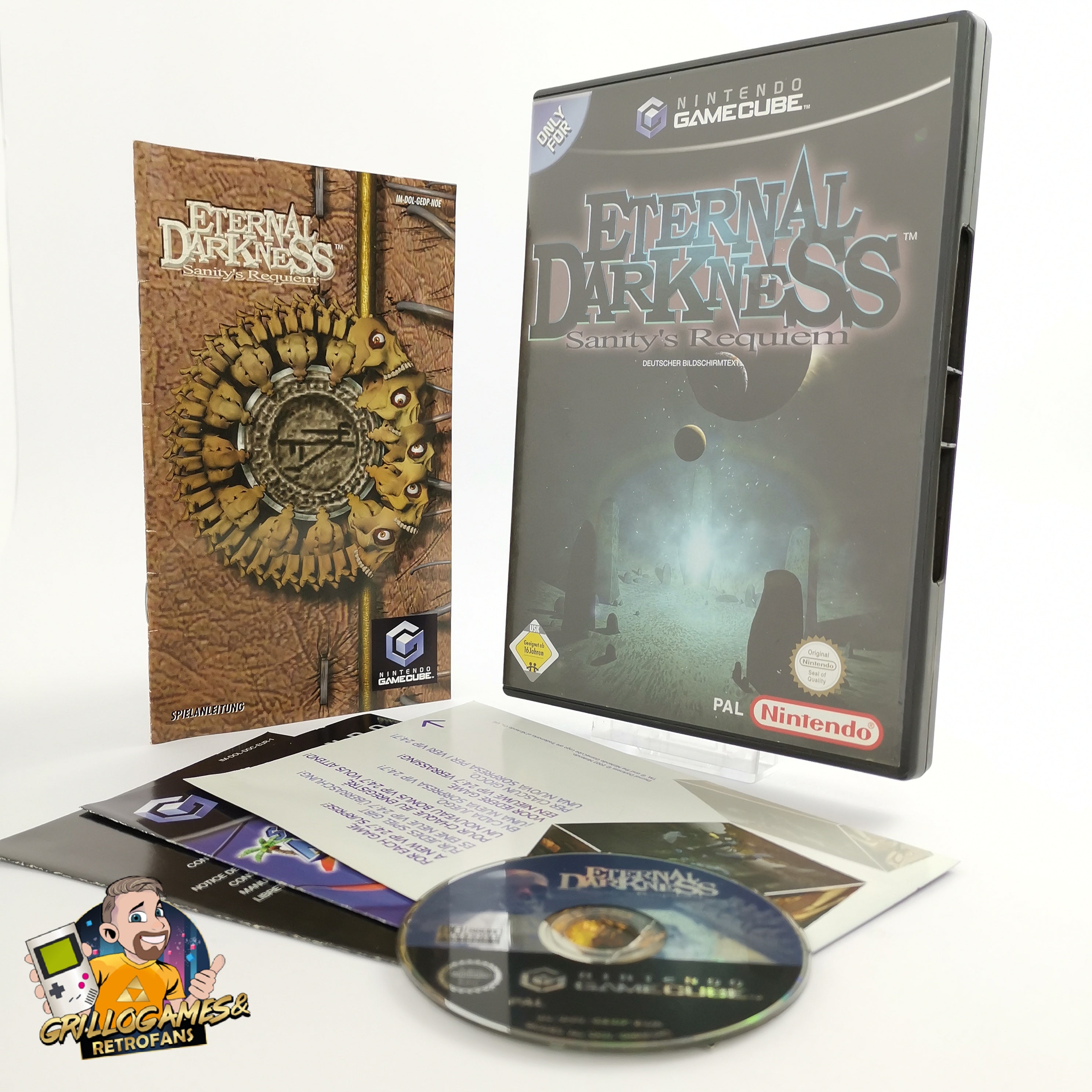 Nintendo Gamecube Spiel " Eternal Darkness Sanitys Requim OVP sehr guter Zustand