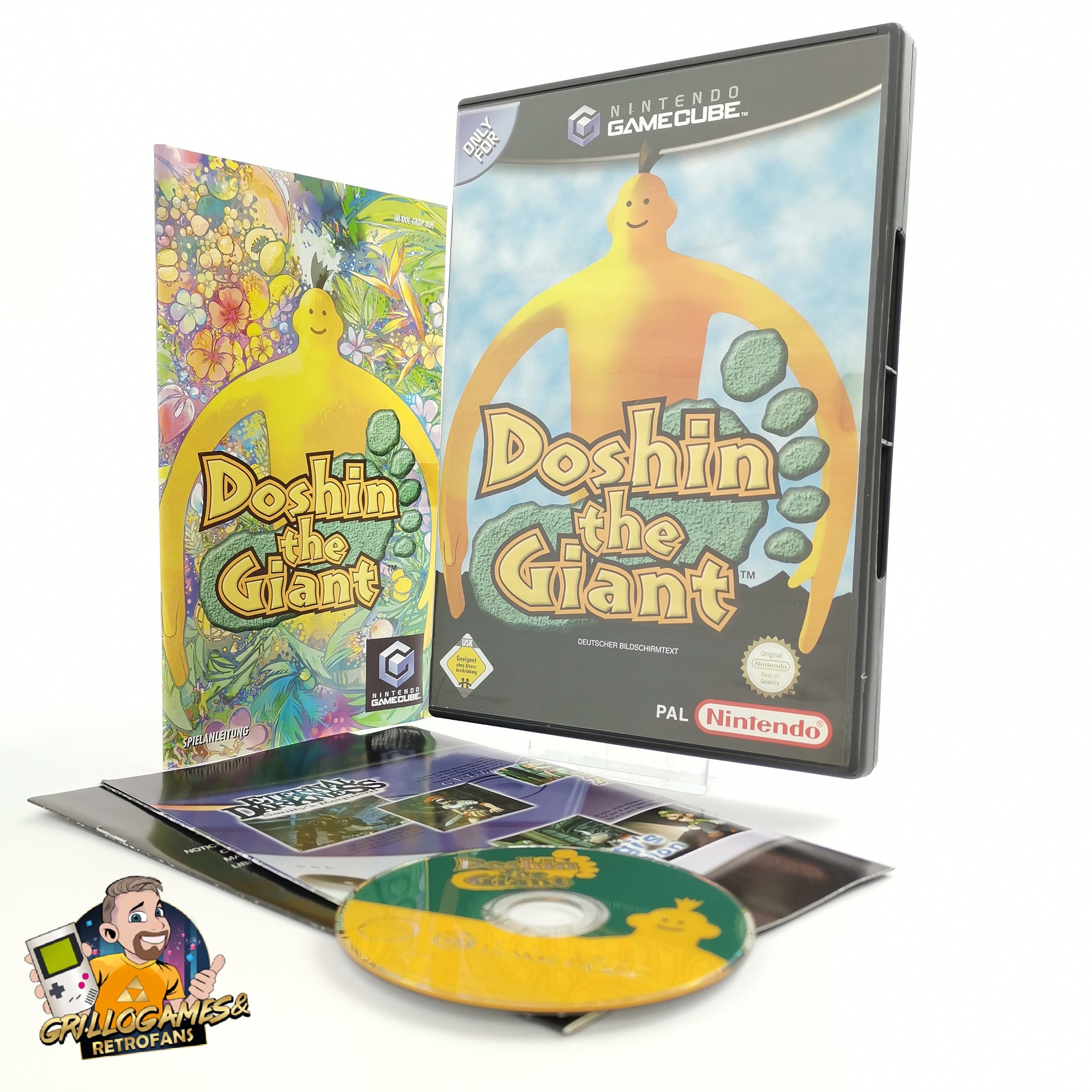 Nintendo Gamecube Spiel " Doshin the Giant " deutsche PAL OVP | guter Zustand