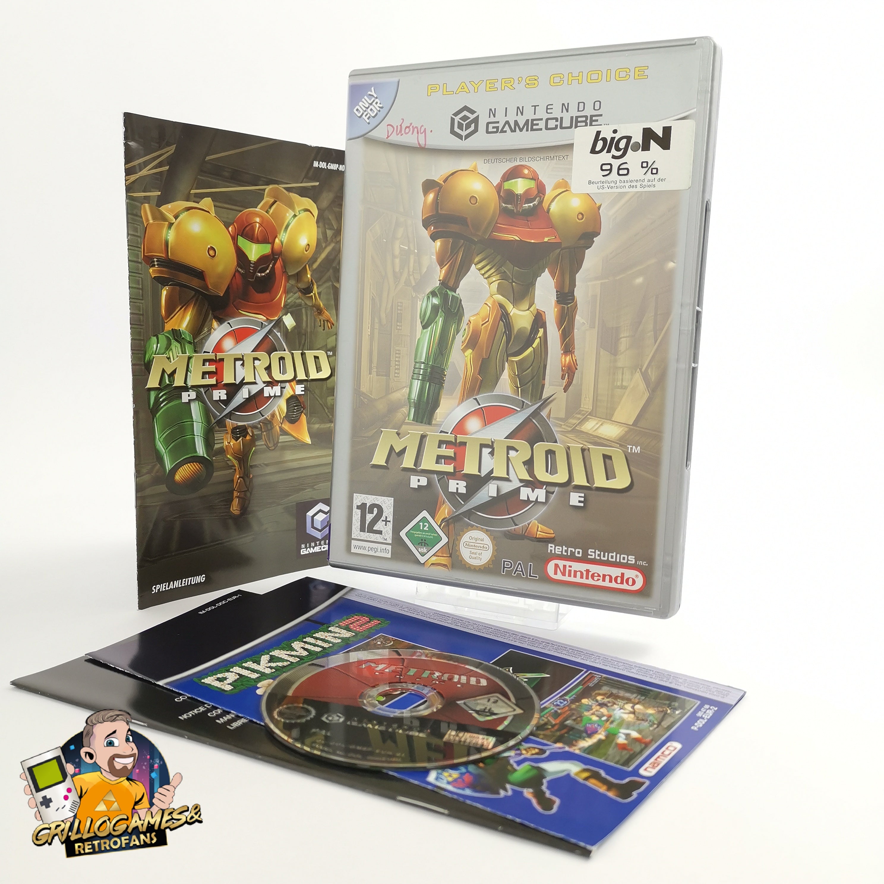 Nintendo Gamecube Spiel " Metroid Prime " GC Game Cube | OVP Players Choice