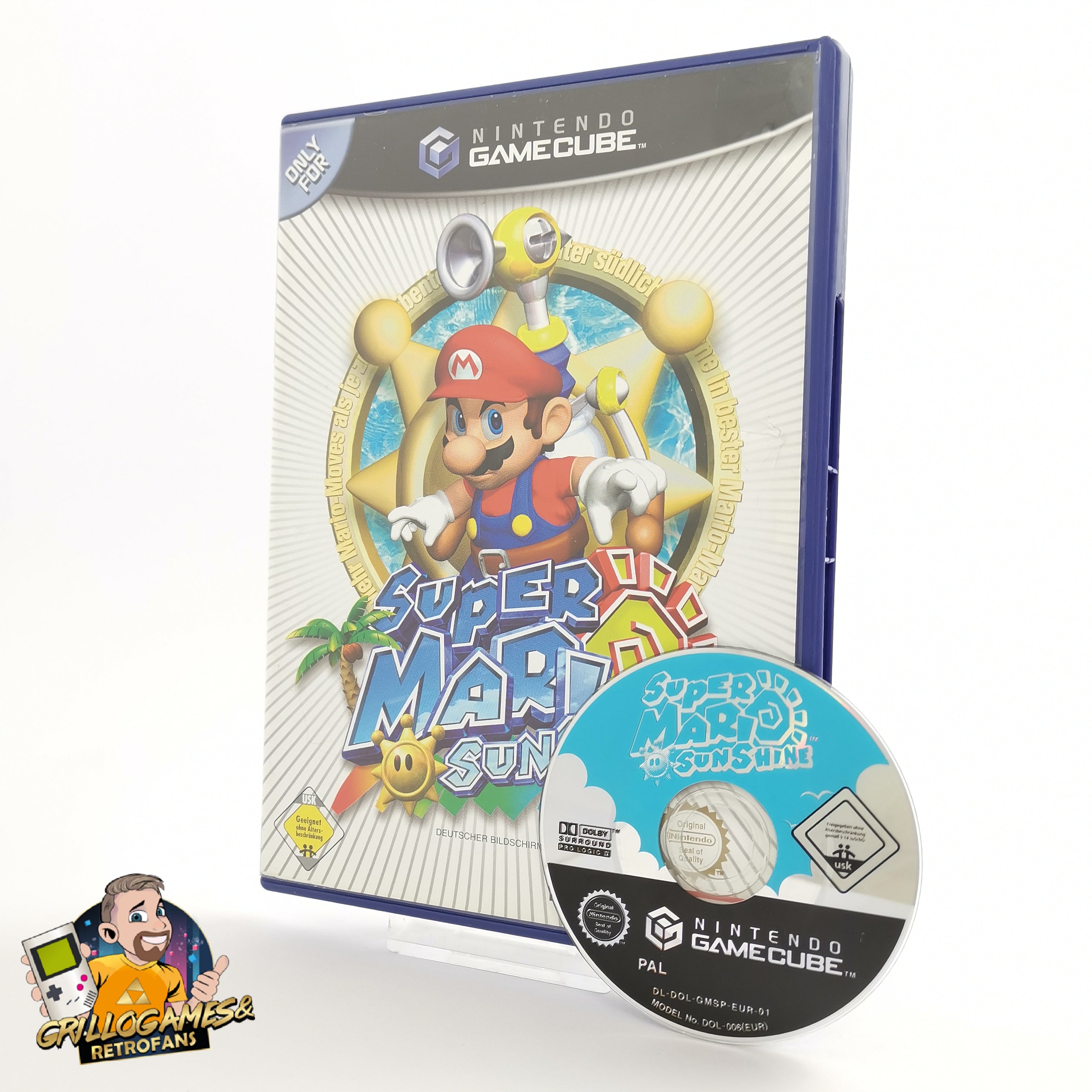 Nintendo Gamecube Spiel " Super Mario Sunshine " GC dt. Erstauflage | PAL OVP
