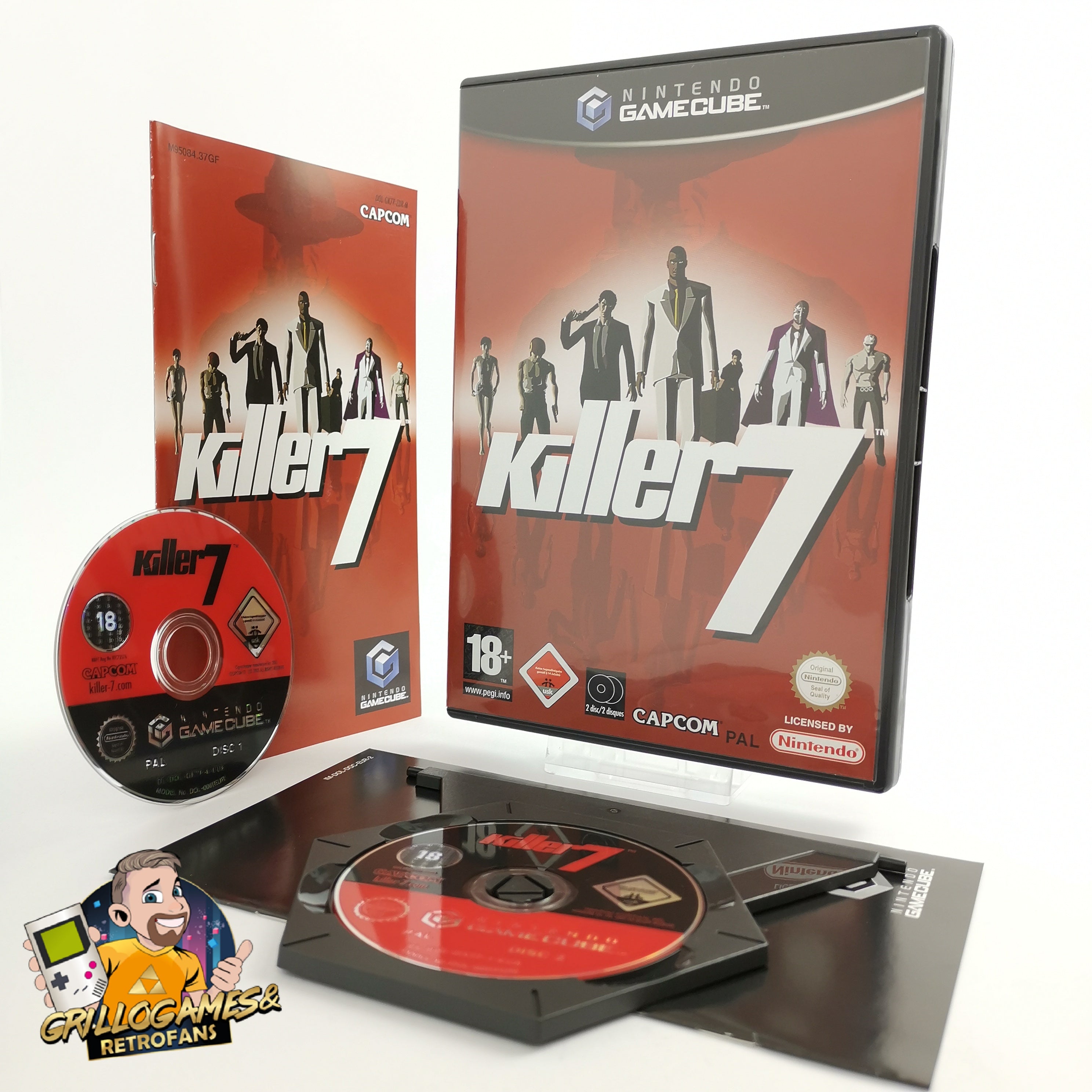Nintendo Gamecube Spiel " Killer 7 " GC Game Cube OVP | PAL EUR USK18