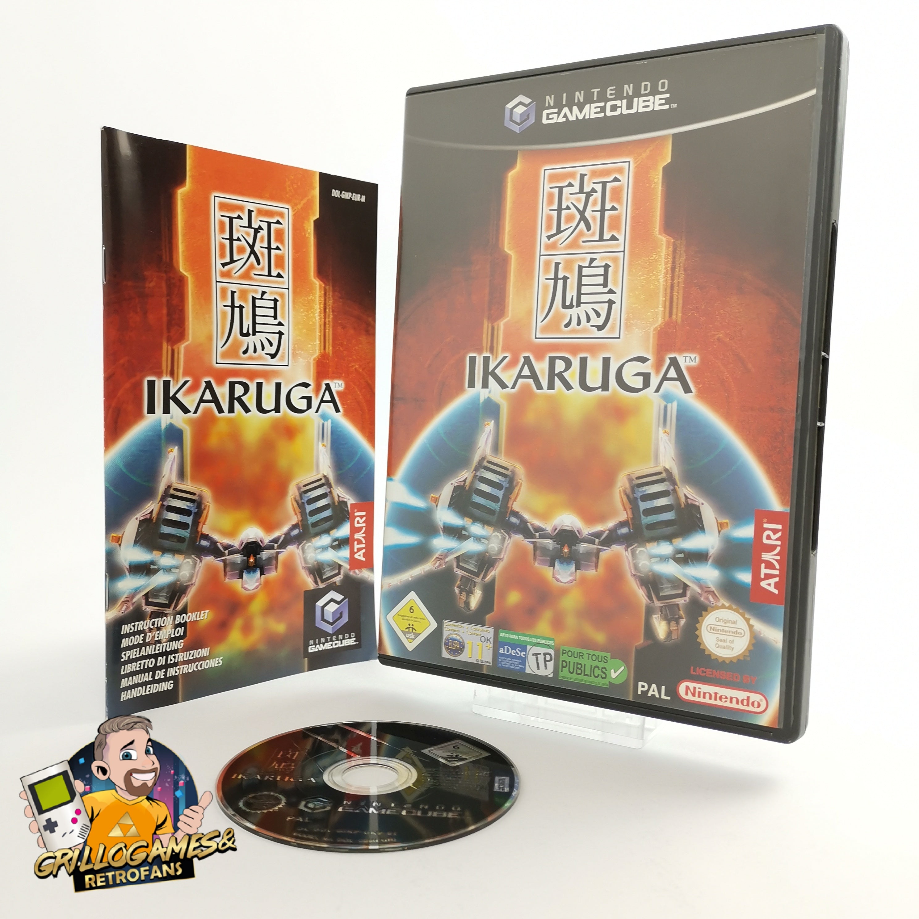 Nintendo Gamecube Spiel " Ikaruga " GC Game Cube OVP | PAL EUR