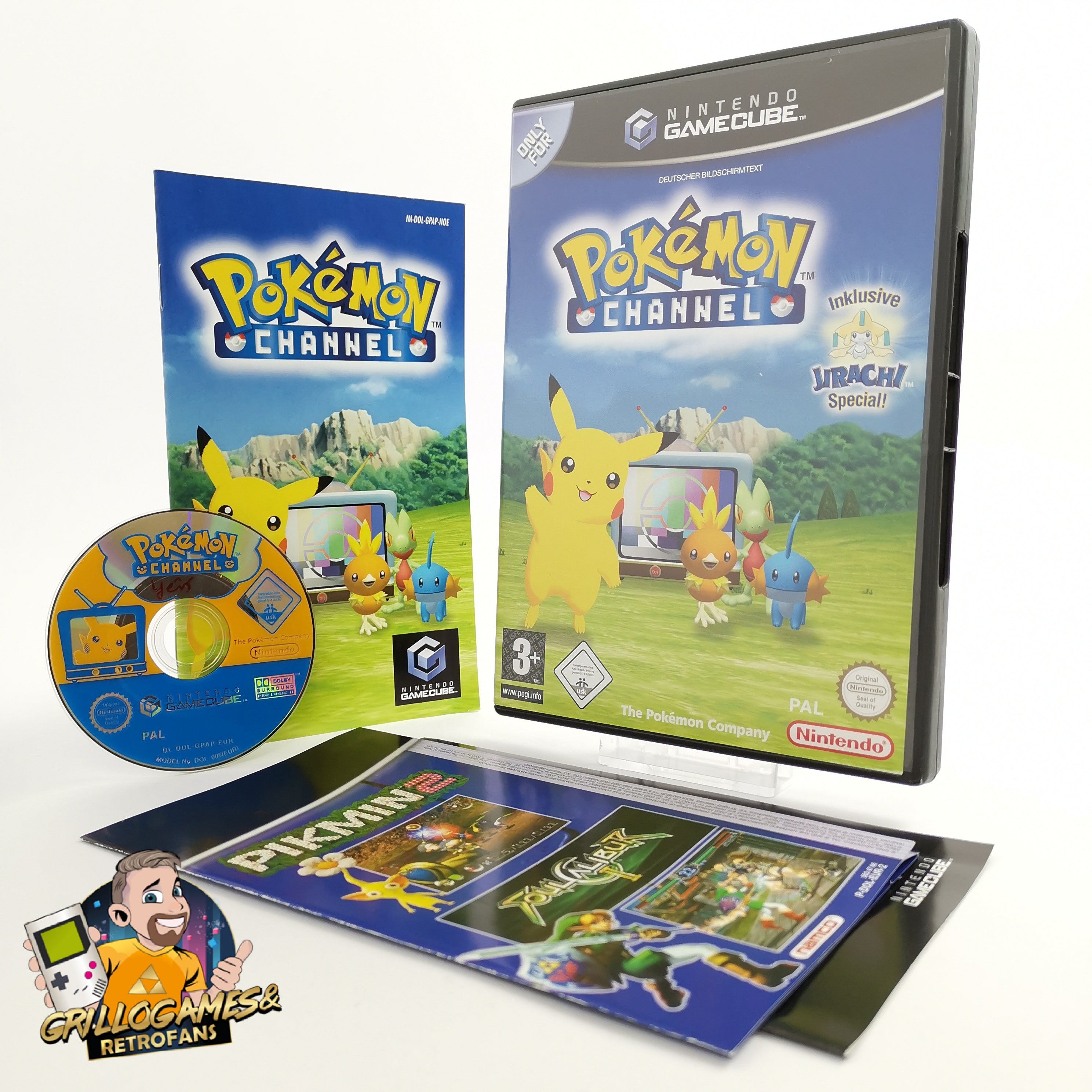 Nintendo Gamecube Spiel " Pokemon Channel " GC Game Cube OVP | PAL NOE