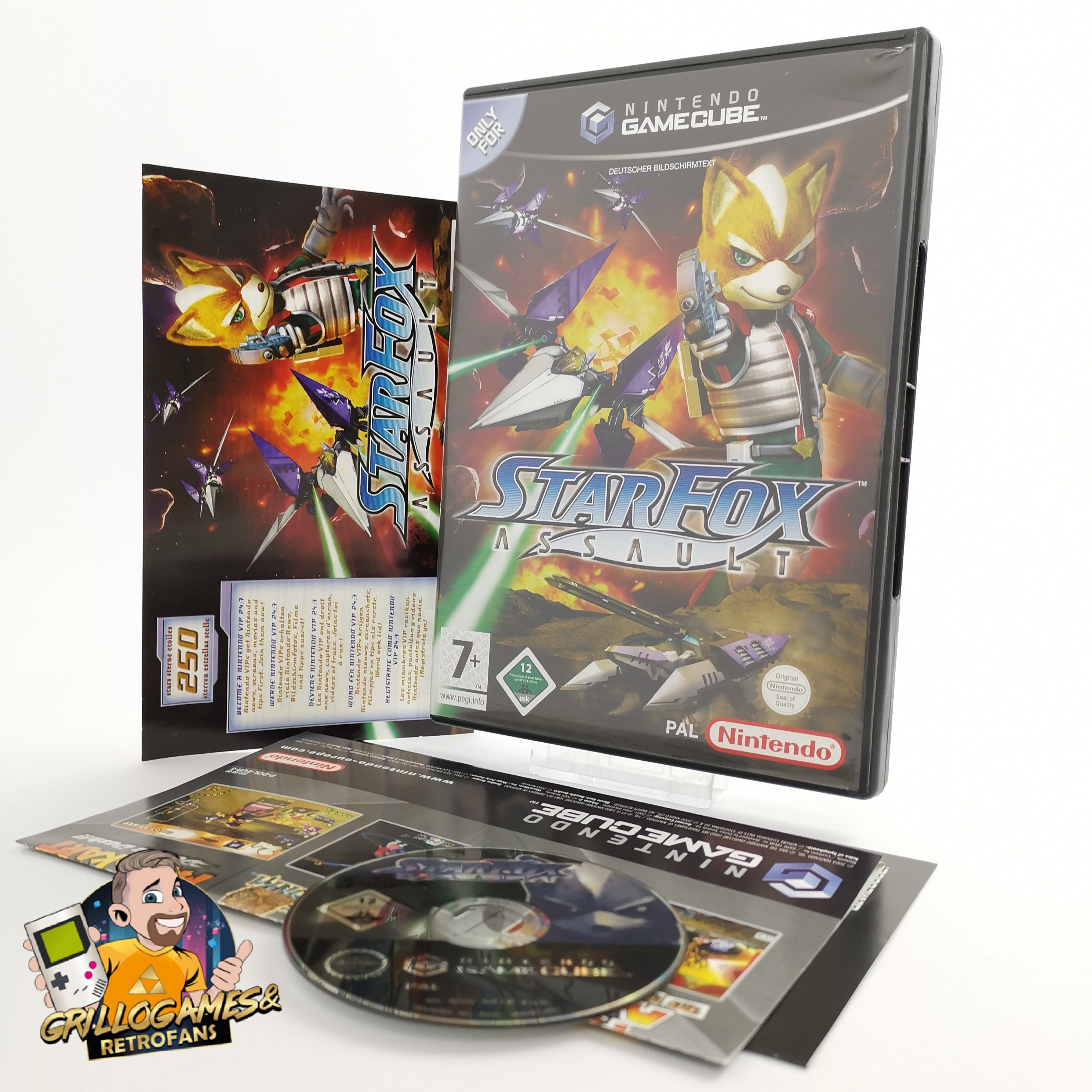 Nintendo Gamecube Spiel " Star Fox Assault " GC Game Cube OVP | PAL NOE