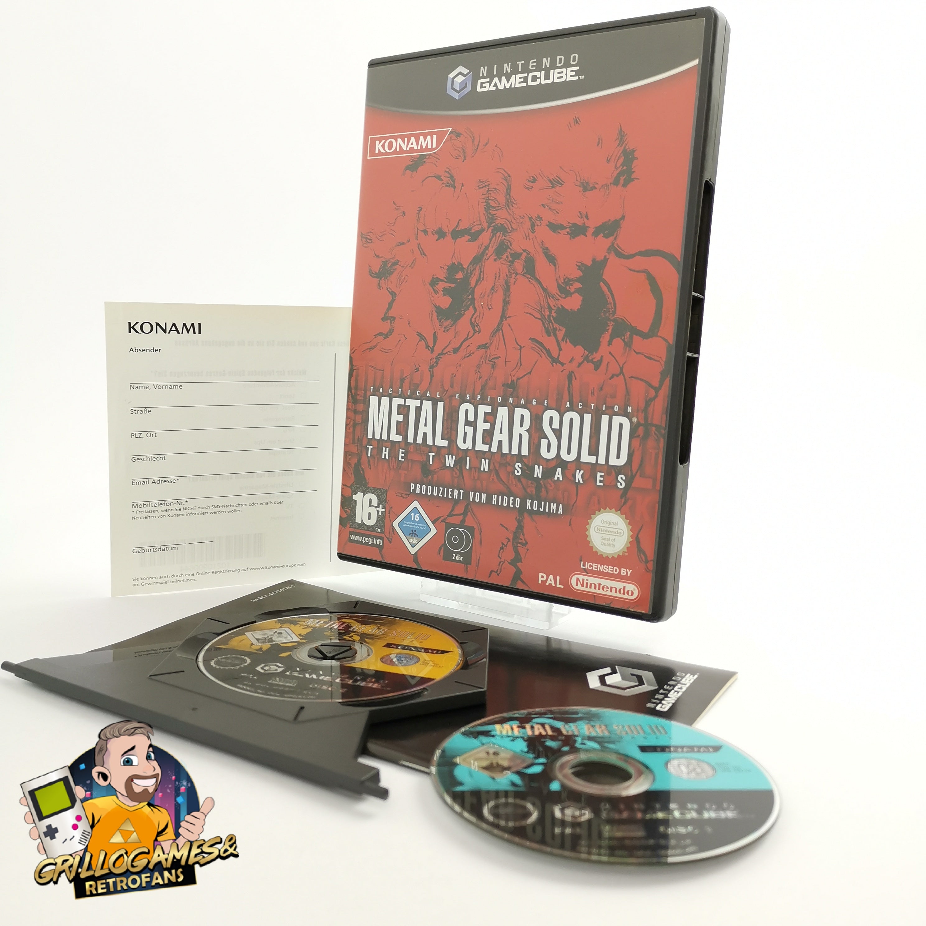 Nintendo Gamecube Spiel " Metal Gear Solid The Twin Snakes " GC OVP | PAL NOE