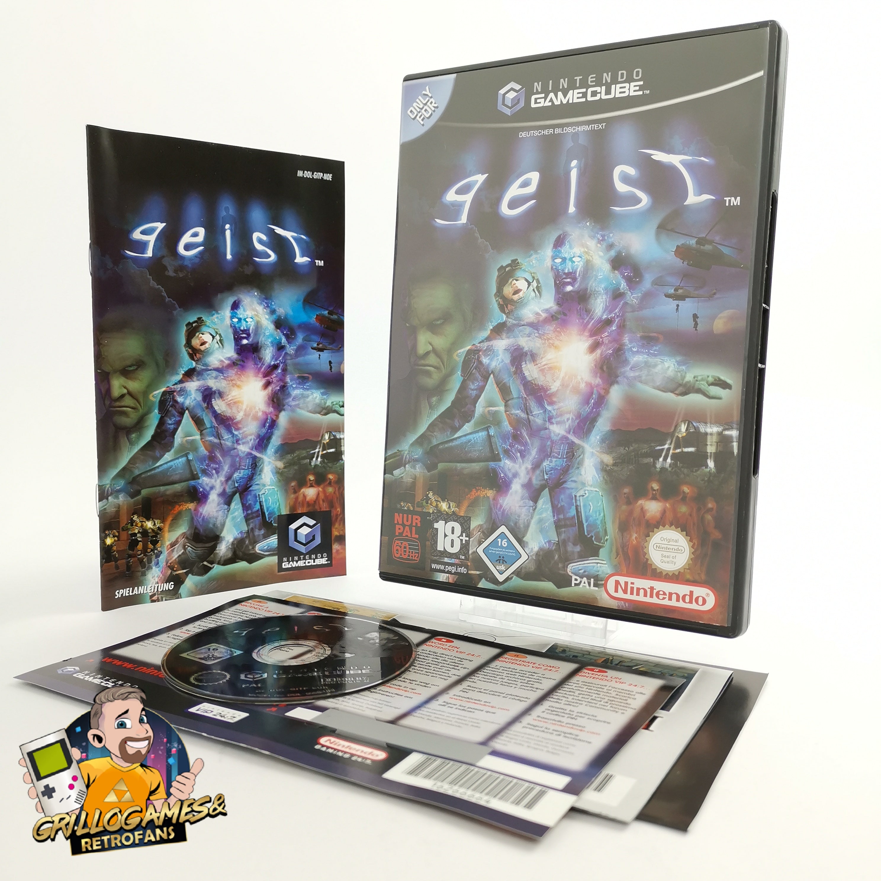 Nintendo Gamecube Spiel " Geist " GC Game Cube OVP | PAL NOE