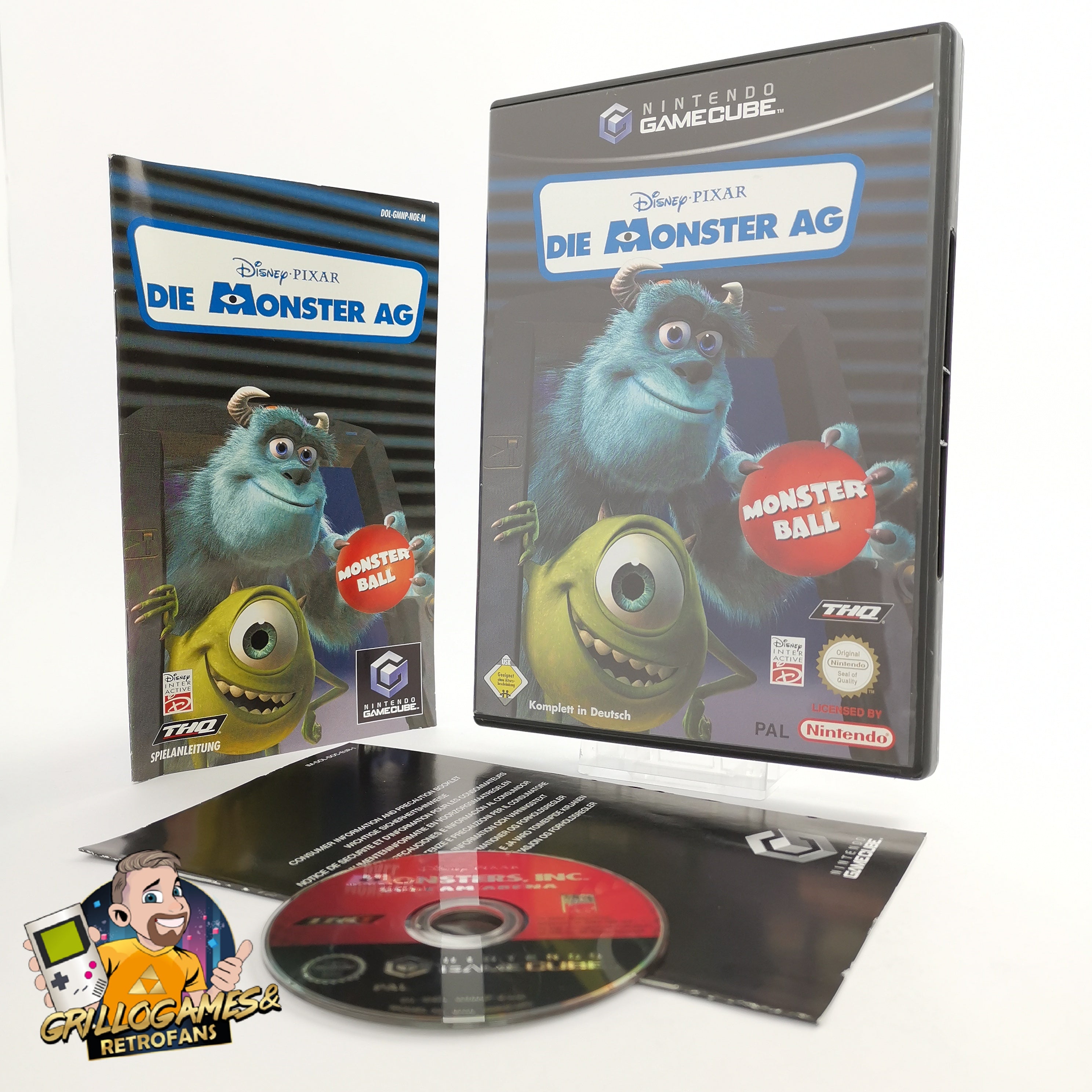 Nintendo Gamecube Spiel " Die Monster AG " GC Game Cube OVP | PAL NOE
