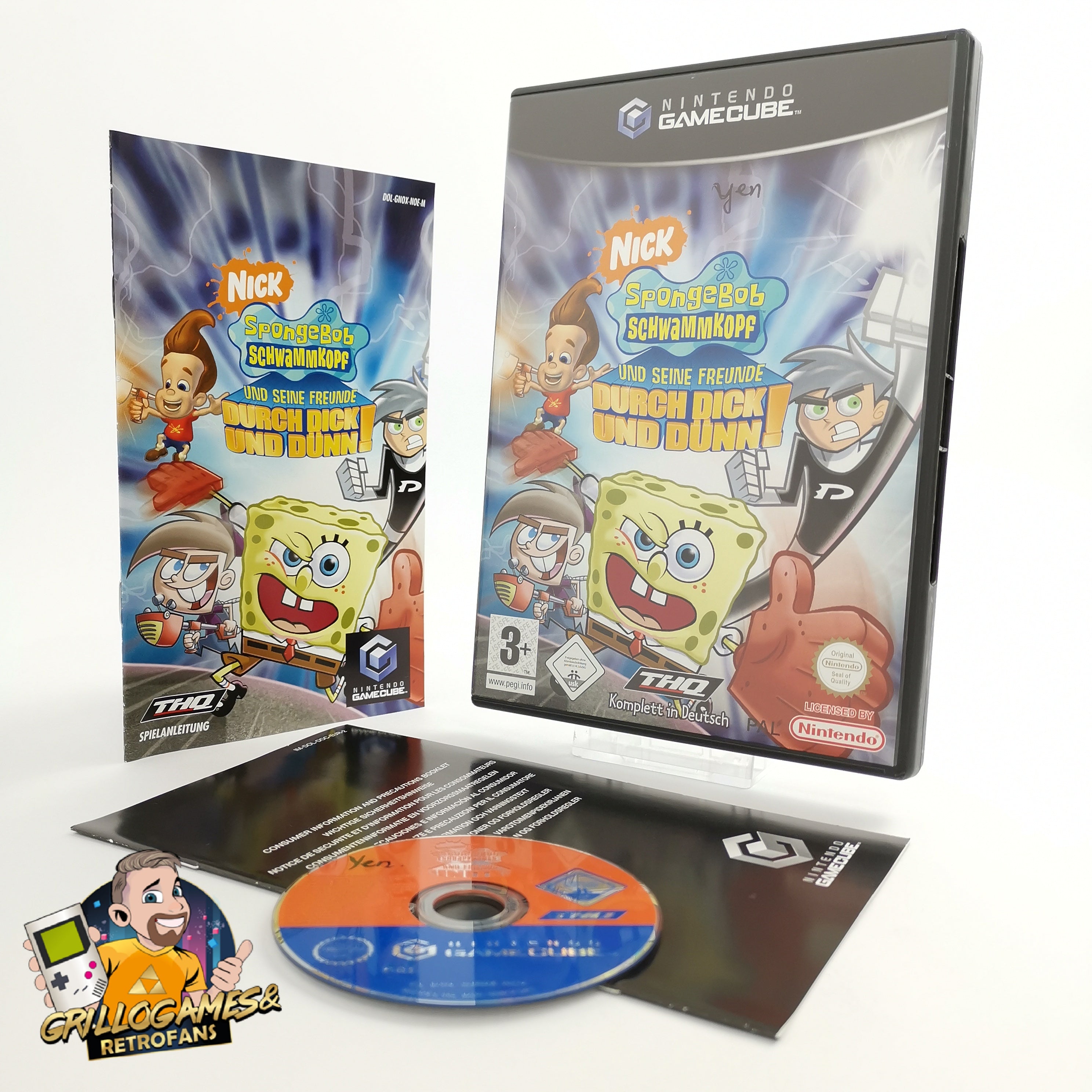 Nintendo Gamecube Spiel " Spongebob Schwammkopf und seine Freunde " PAL NOE OVP