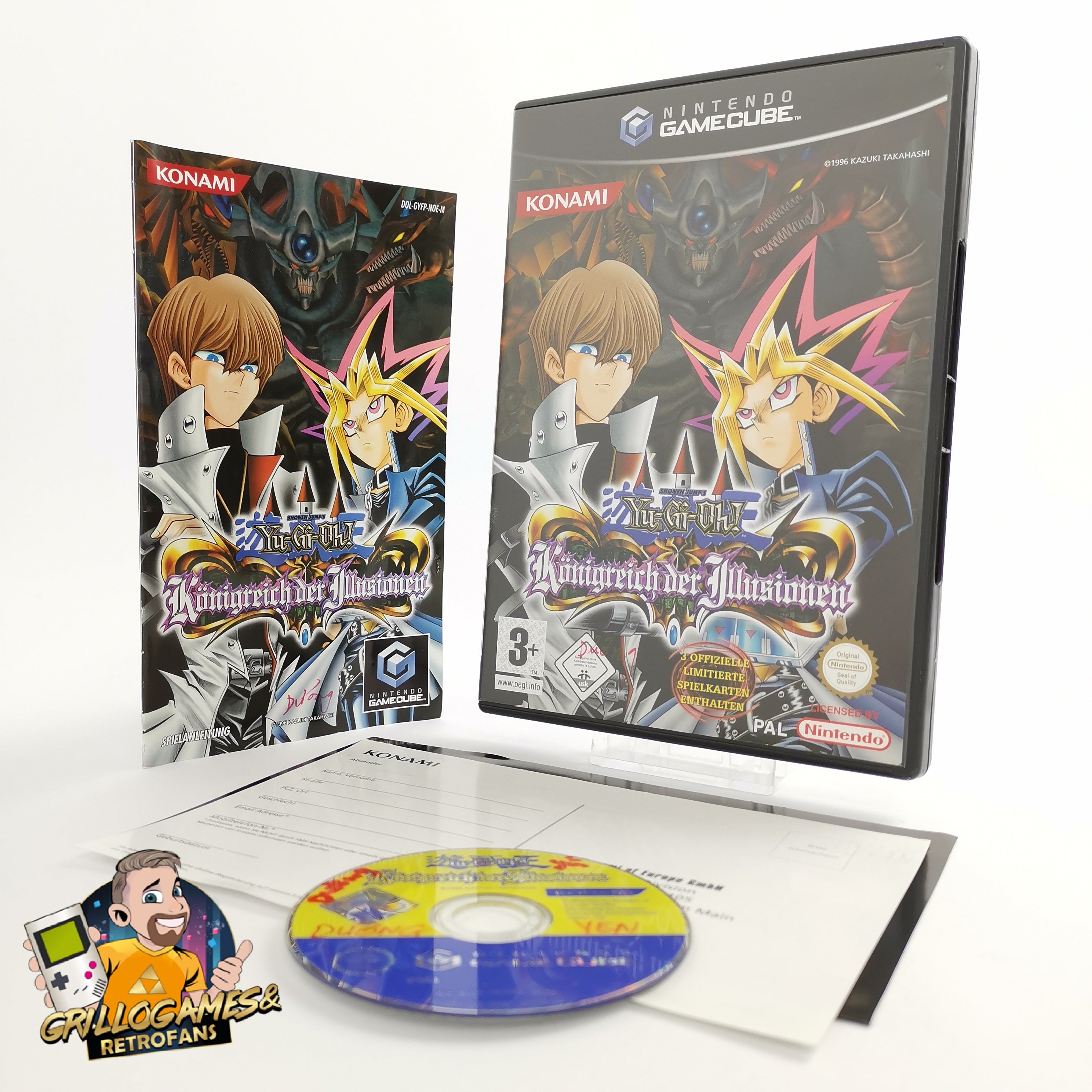 Nintendo Gamecube Spiel " Yu-Gi-Oh Königreich der illusionen " OVP GC | PAL NOE