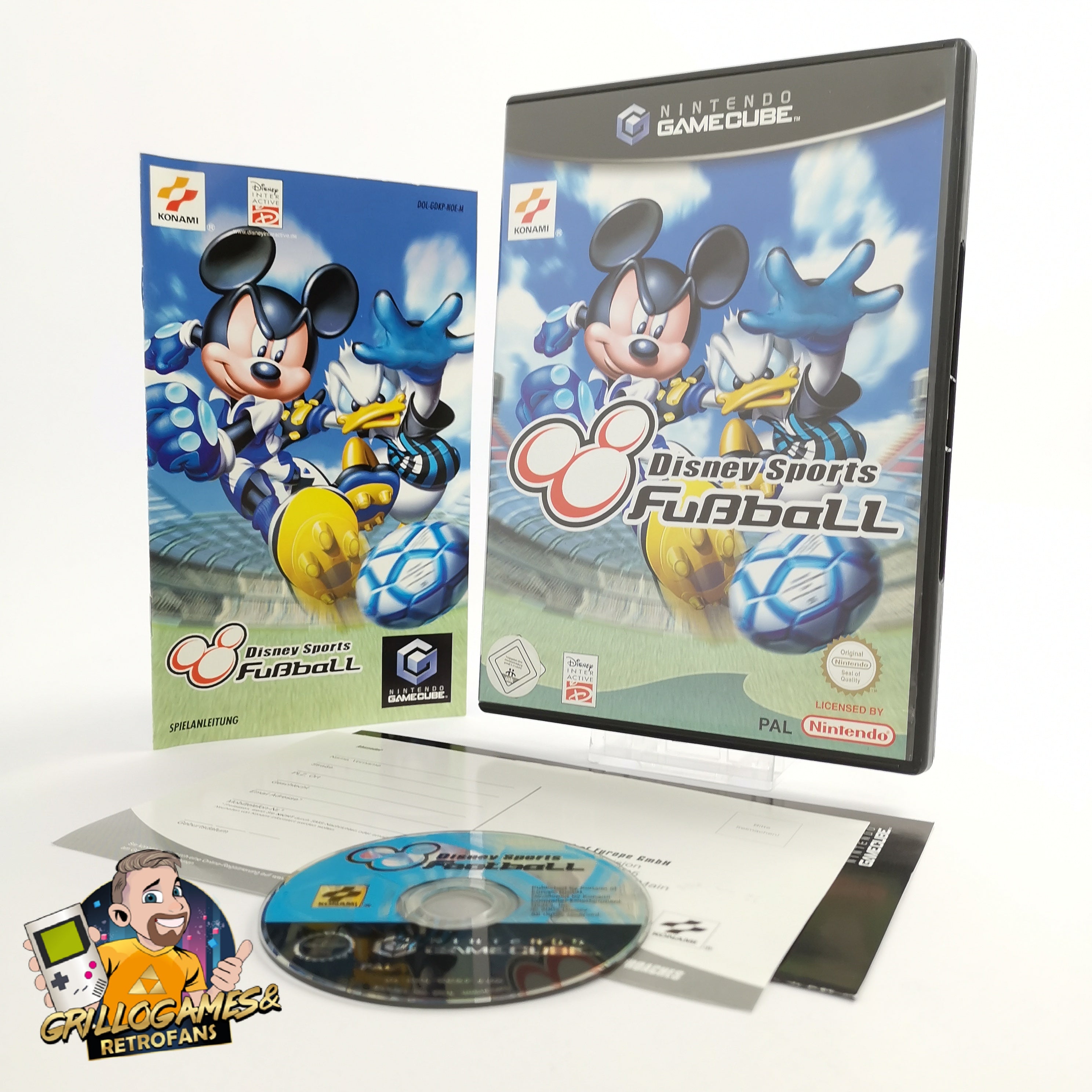 Nintendo Gamecube Spiel " Disney Sports Fußball " Game Cube NOE | DE OVP