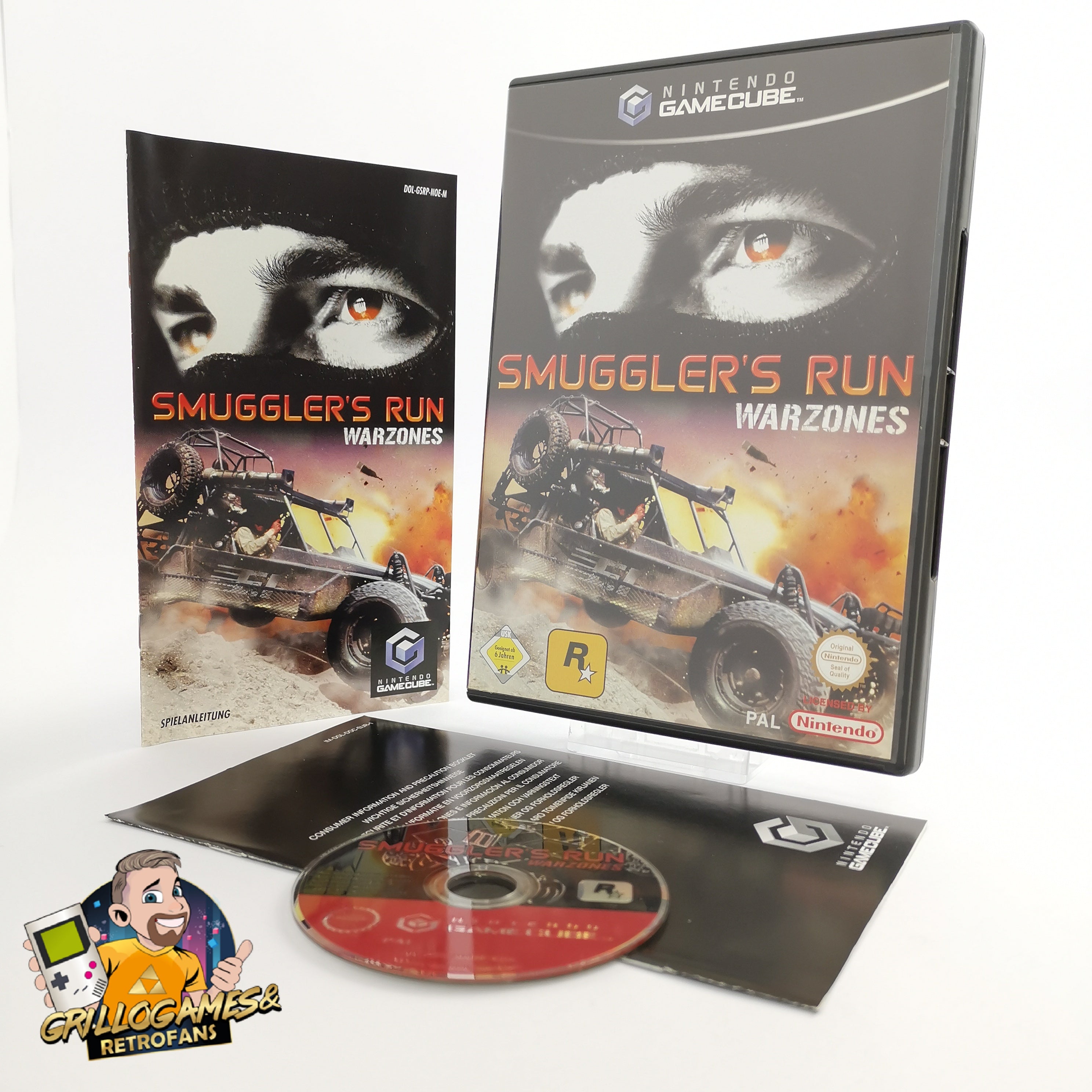 Nintendo Gamecube Spiel " Smugglers Run Warzones " GC Game Cube NOE | DE OVP