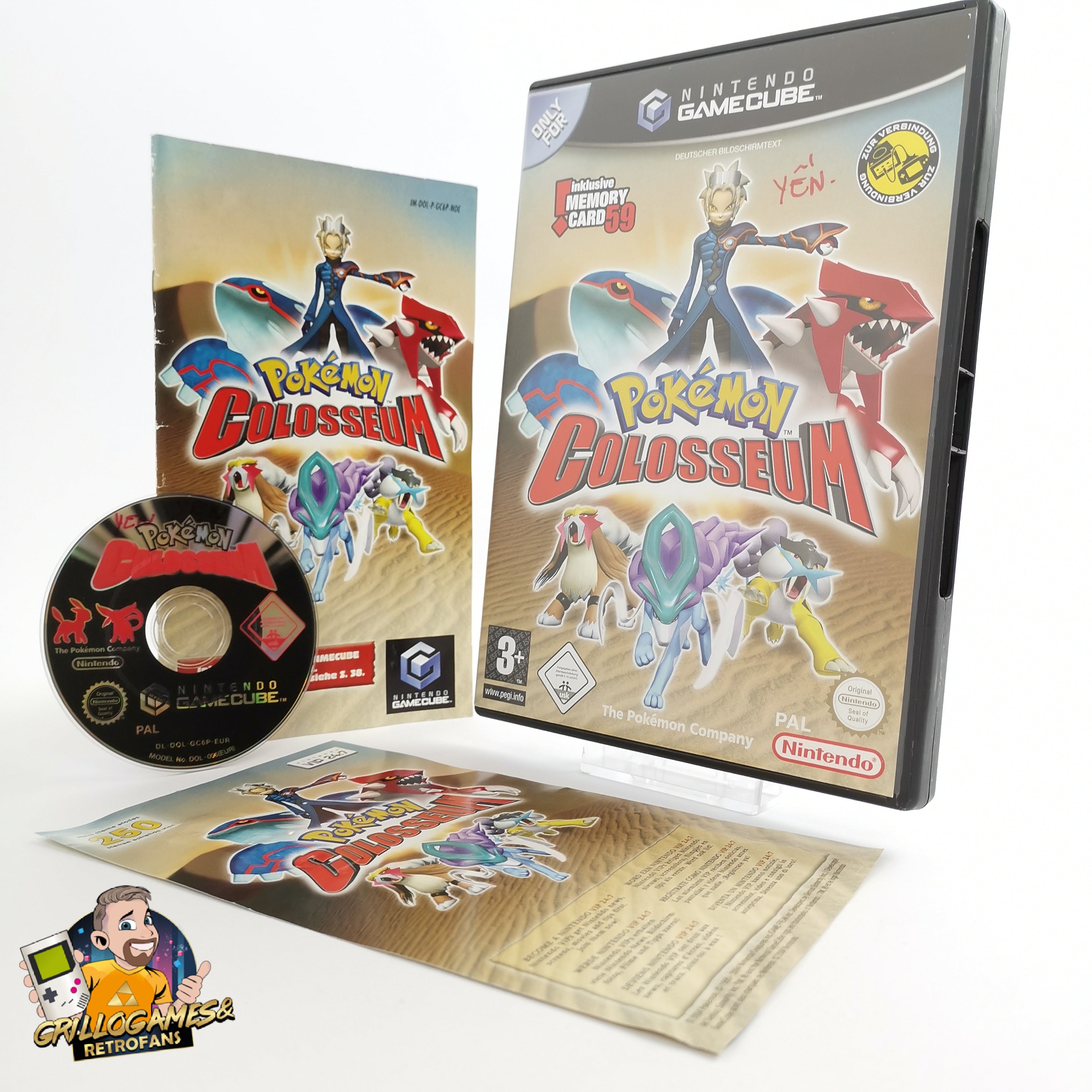 Nintendo Gamecube Spiel " Pokemon Colosseum " GC Game Cube OVP | PAL NOE