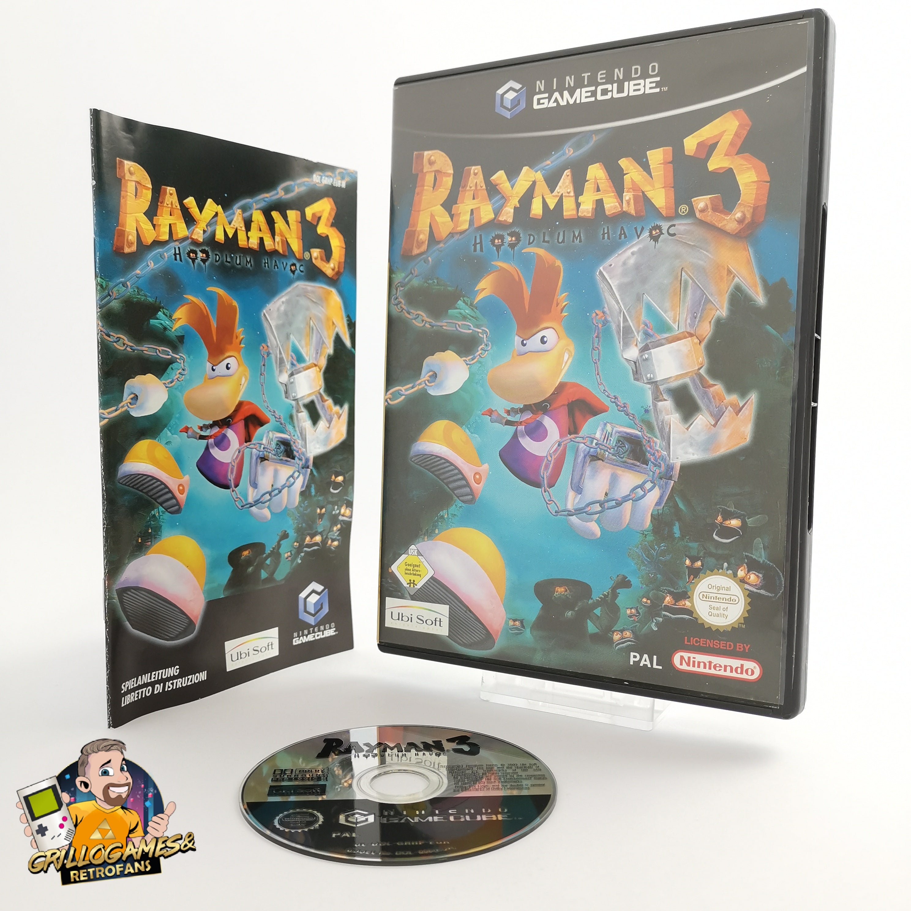 Nintendo Gamecube Spiel " Rayman 3 " Game Cube OVP | PAL * sehr gut