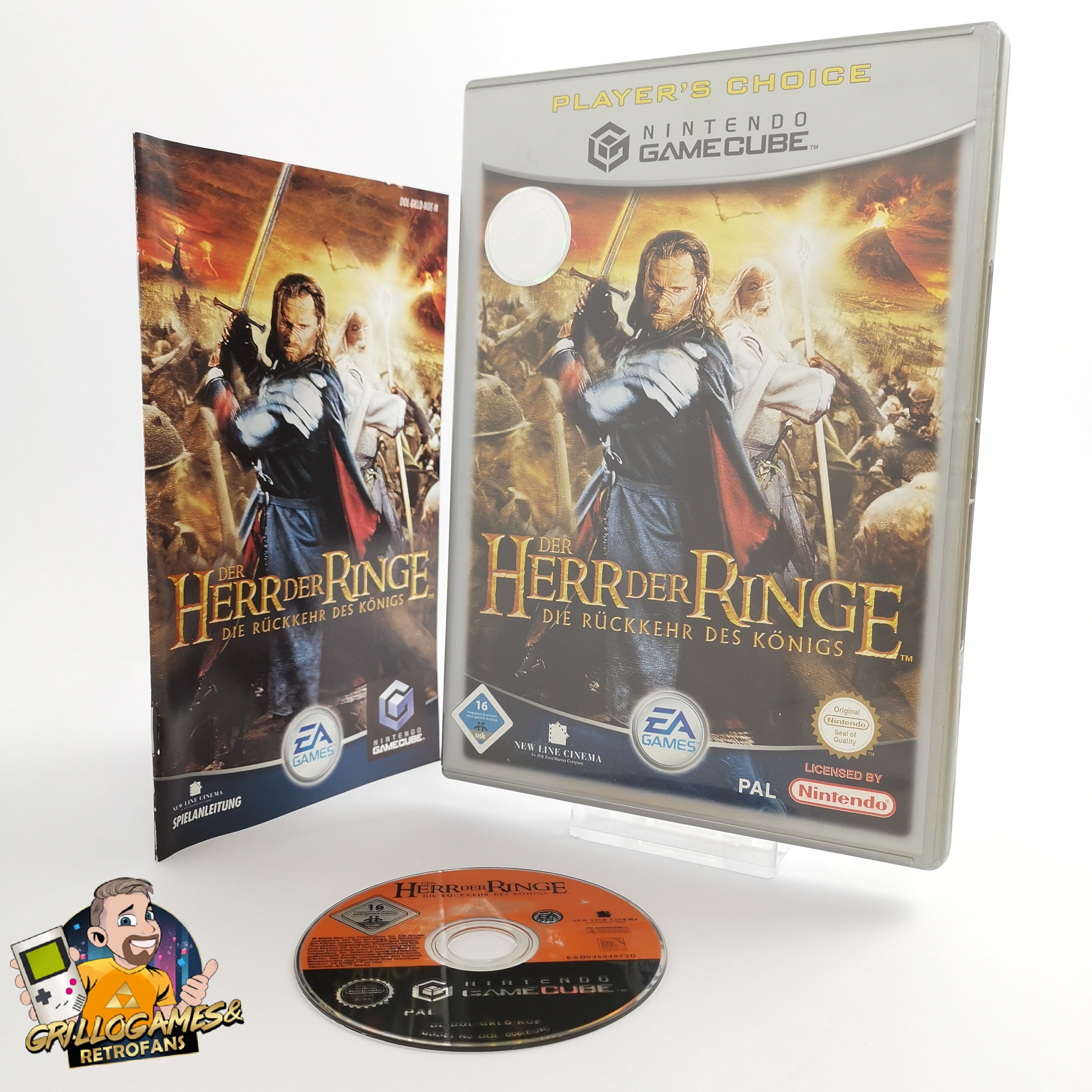 Nintendo Gamecube Spiel " Der Herr Der Ringe die Rückkehr des Königs " OVP PAL