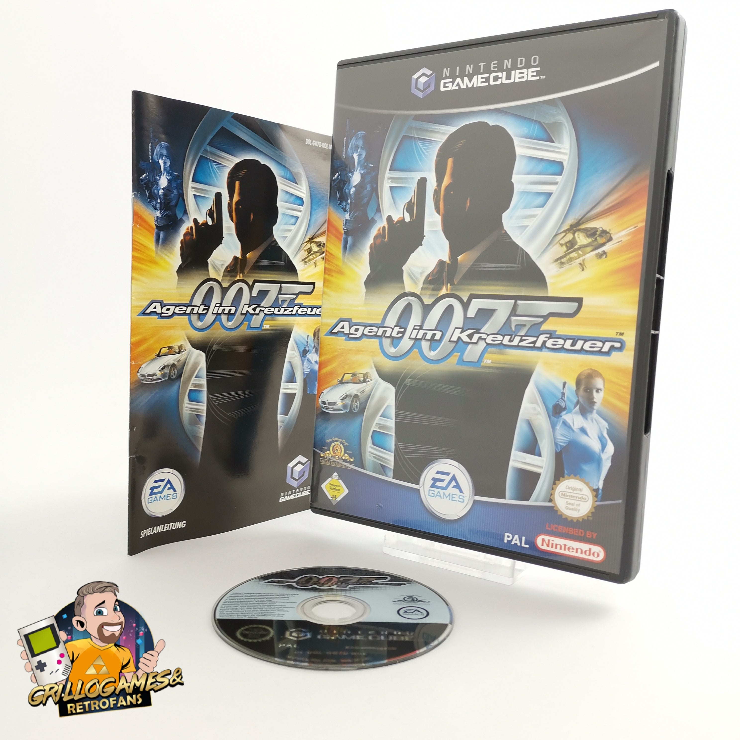 Nintendo Gamecube Spiel " 007 Agent im Kreuzfeuer " James Bond | OVP * sehr gut