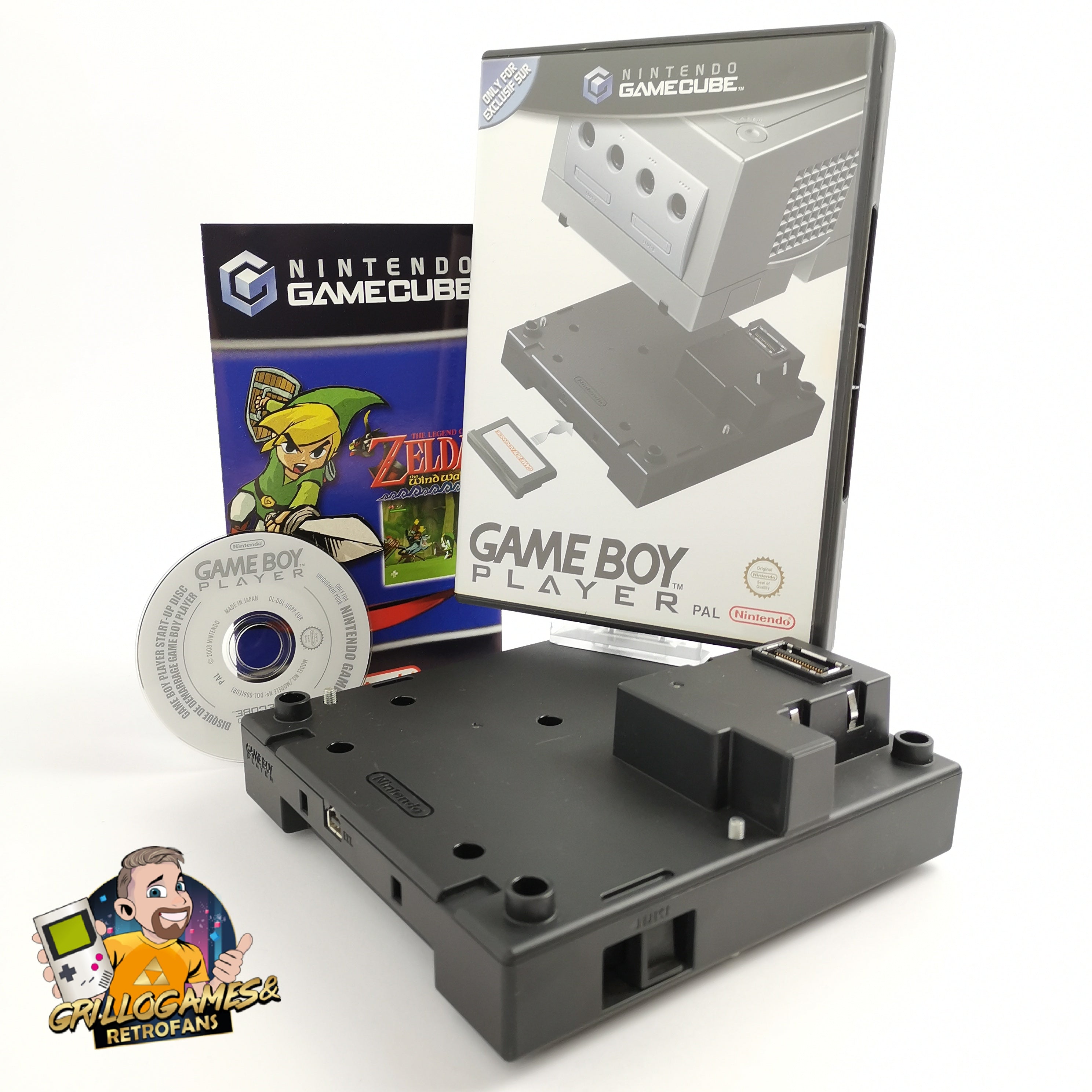 Nintendo Gamecube Adapter " Gameboy Player " Game Boy Adapter PAL Zubehör