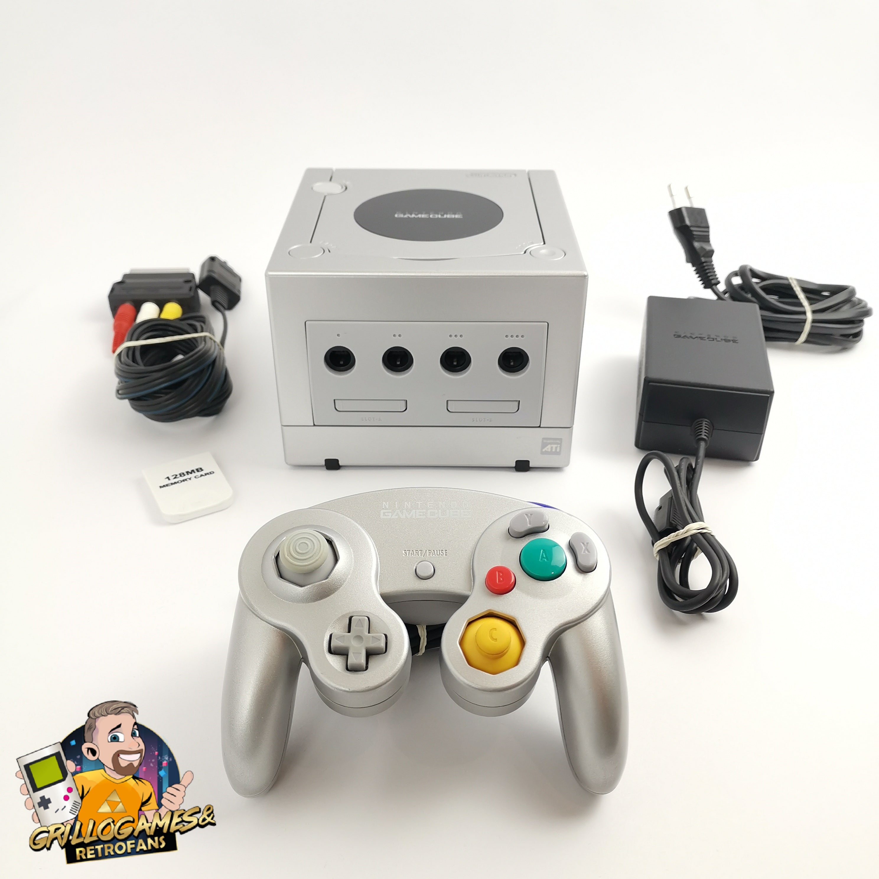 Nintendo Gamecube Konsole Silber | Game Cube Silver PAL