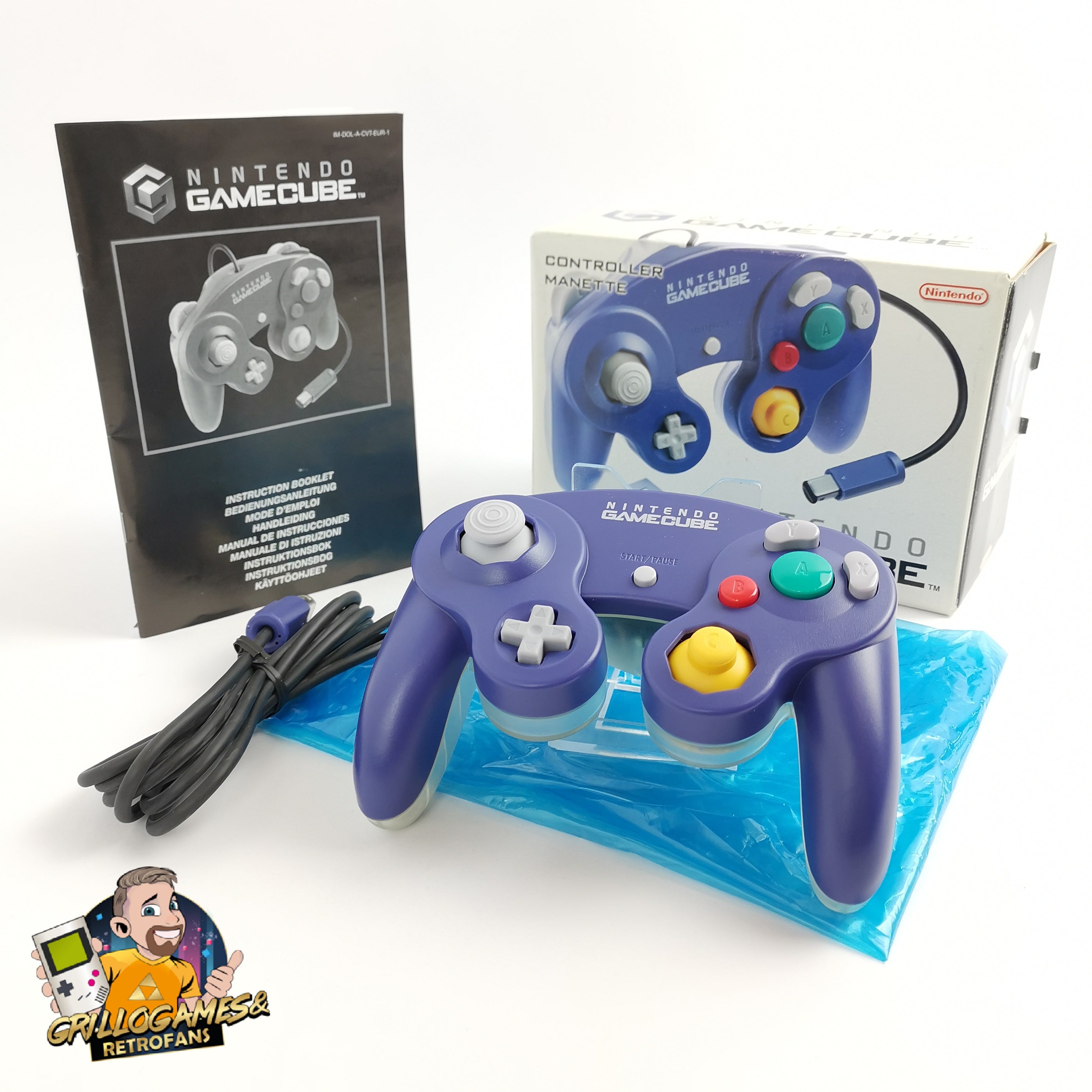 Nintendo Gamecube Controller " Clear Purple " Lila Halbtransparent | NEU NEW OVP