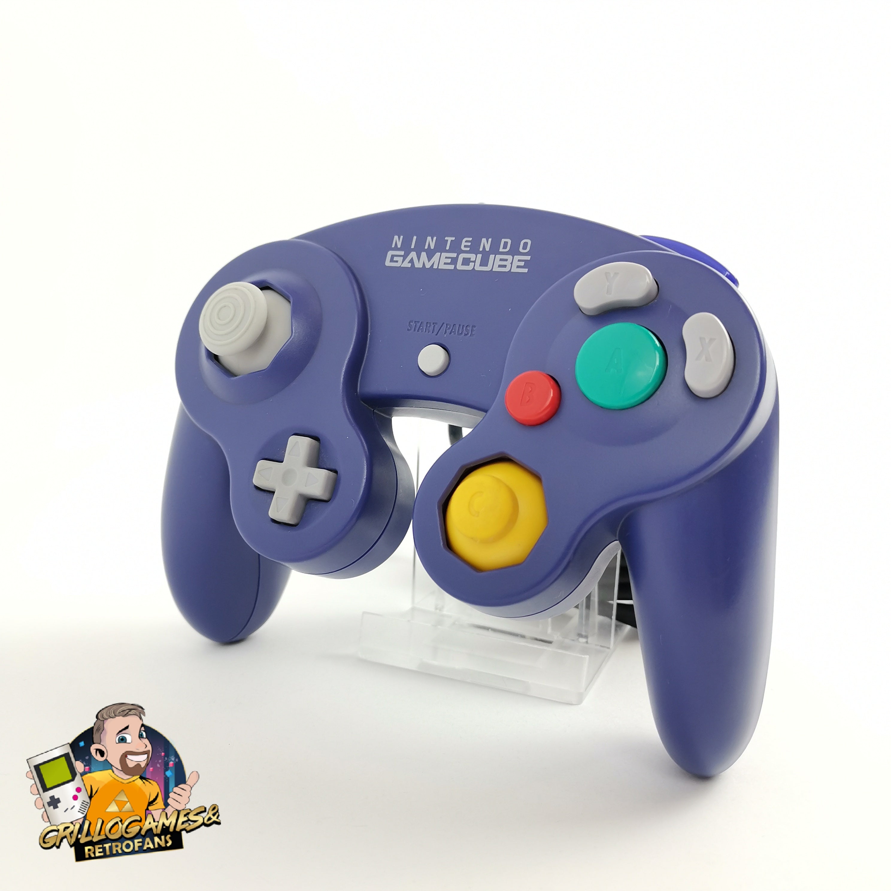 Nintendo Gamecube Controller " Purple / Lila " Original Game Cube Joypad