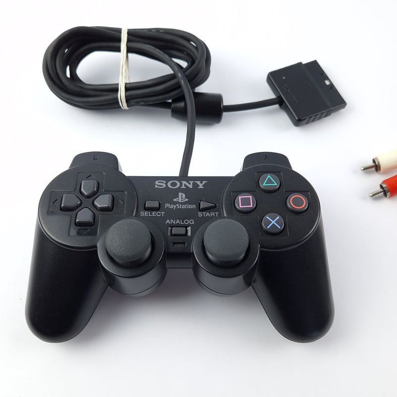 Playstation 2 Console: Sony PS2 Console Black / Black FAT SCPH-30004 OVP PAL