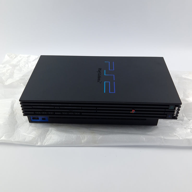 Playstation 2 Console: Sony PS2 Console Black / Black FAT SCPH-30004 OVP PAL