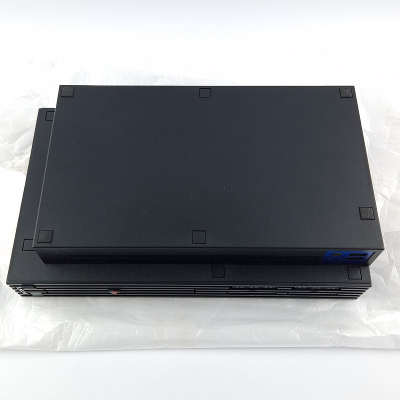 Playstation 2 Console: Sony PS2 Console Black / Black FAT SCPH-30004 OVP PAL