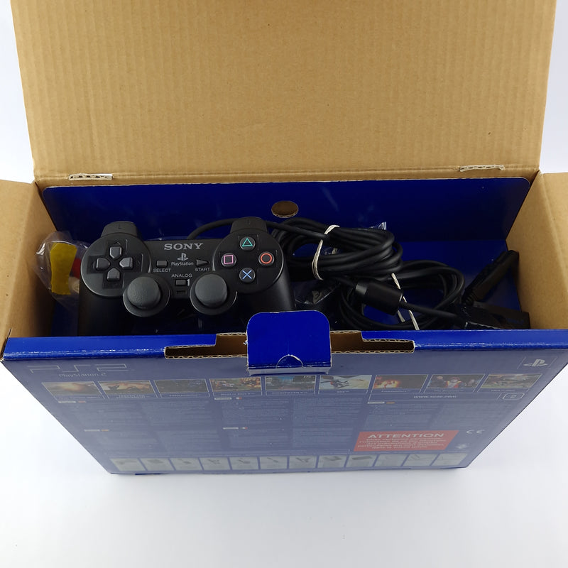 Playstation 2 Console: Sony PS2 Console Black / Black FAT SCPH-30004 OVP PAL