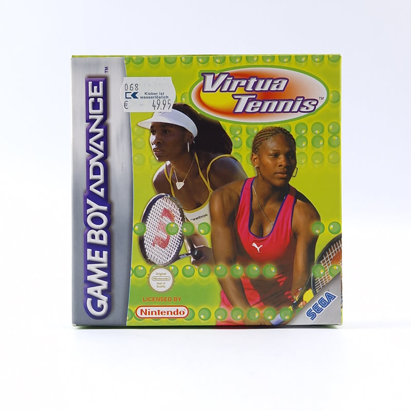 Nintendo Game Boy Advance Spiel : Virtua Tennis - OVP Anleitung Modul | GBA PAL