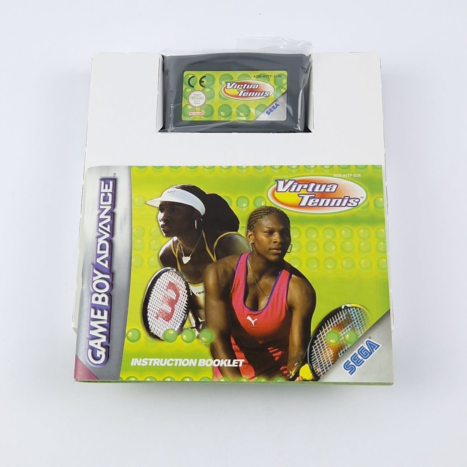 Nintendo Game Boy Advance Spiel : Virtua Tennis - OVP Anleitung Modul | GBA PAL