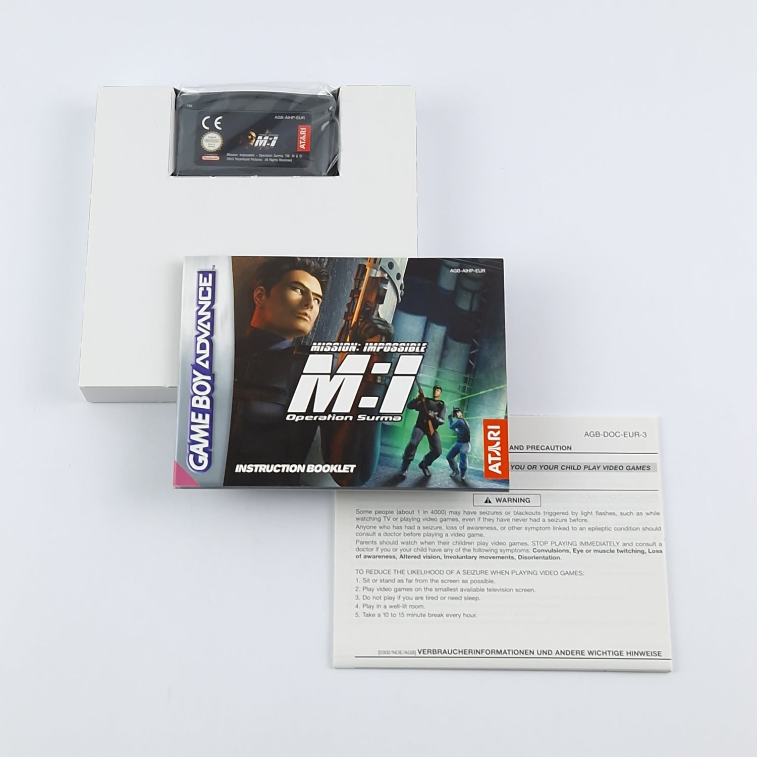 Nintendo Game Boy Advance Game: Mission Impossible - OVP Instructions Module | GBA